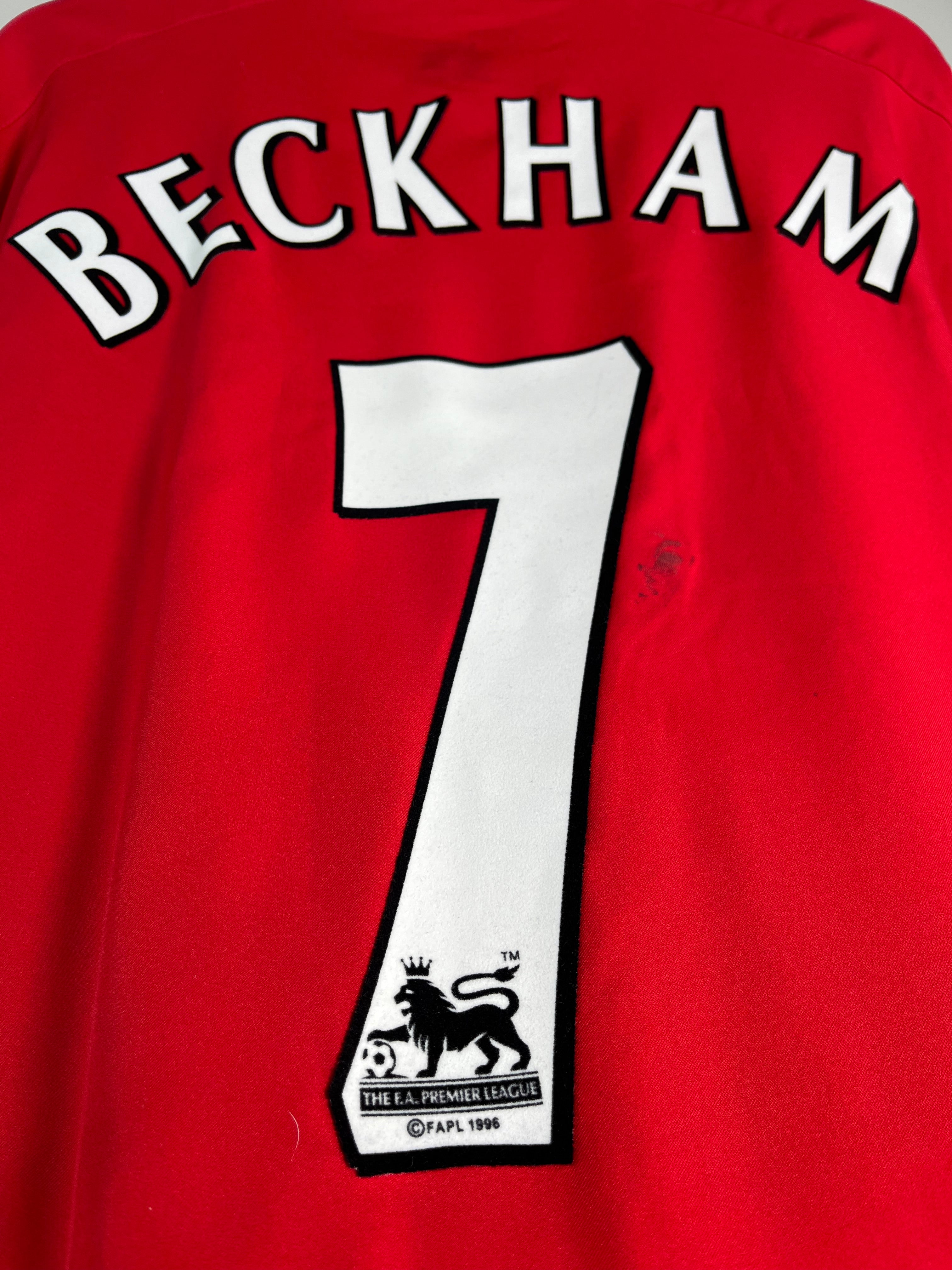 Jersey Manchester United Local 2002 2004 *C/Etiquetas* David Beckham (XL)