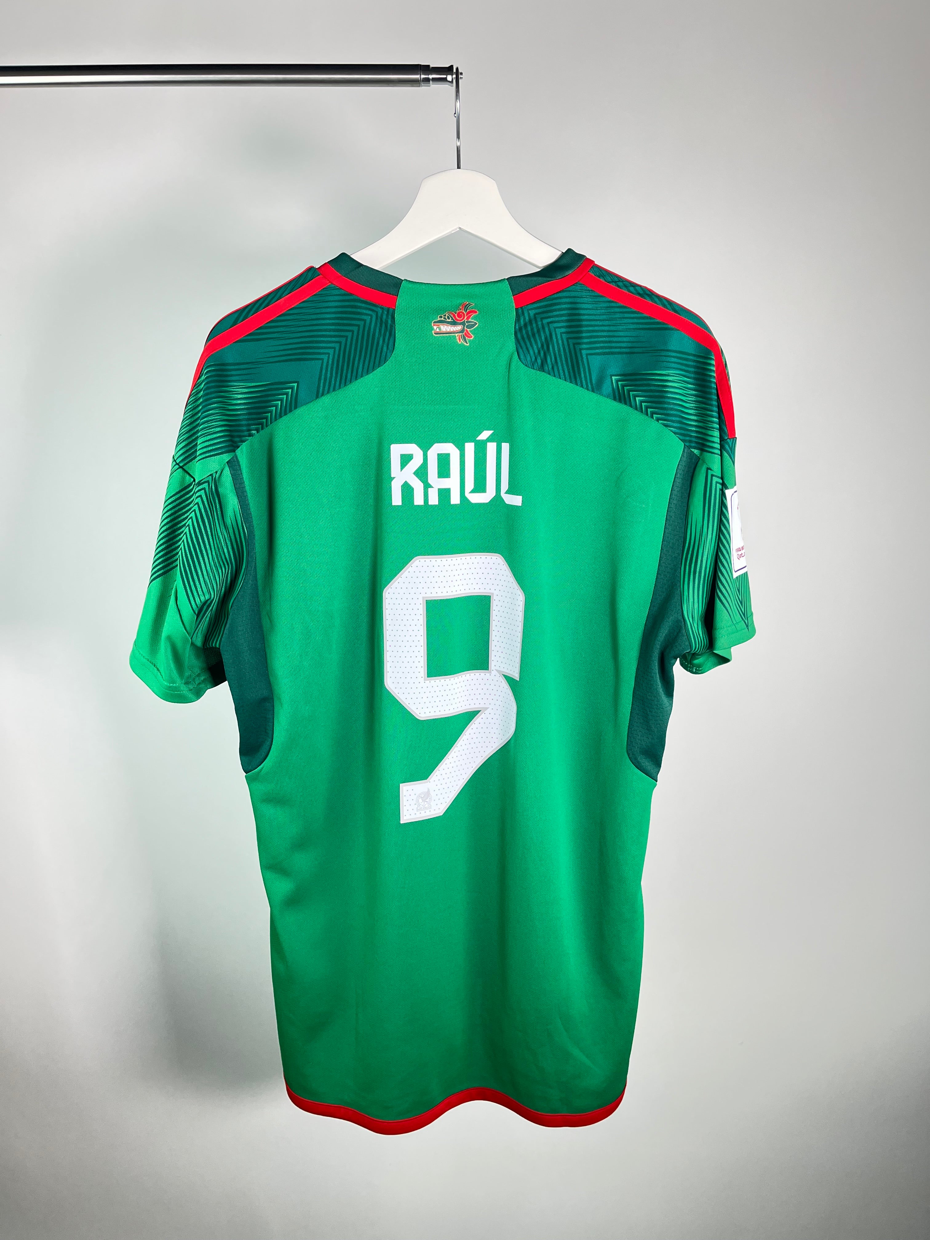 Jersey México Local 2022 2023 *Match Detail vs Argentina* Raúl Jiménez (L)
