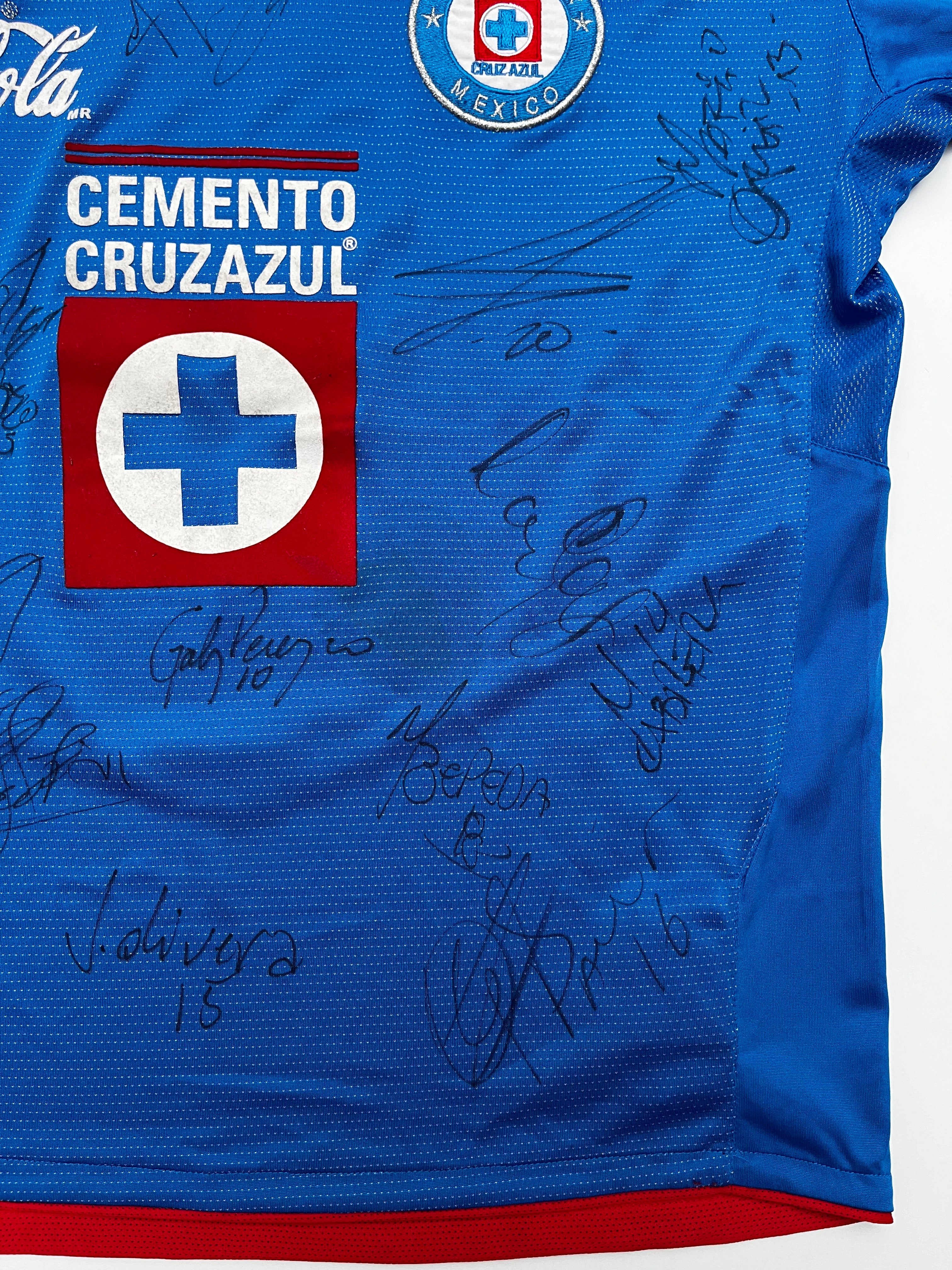 Jersey Cruz Azul Local 2004 2005 Autografiado (L niño)