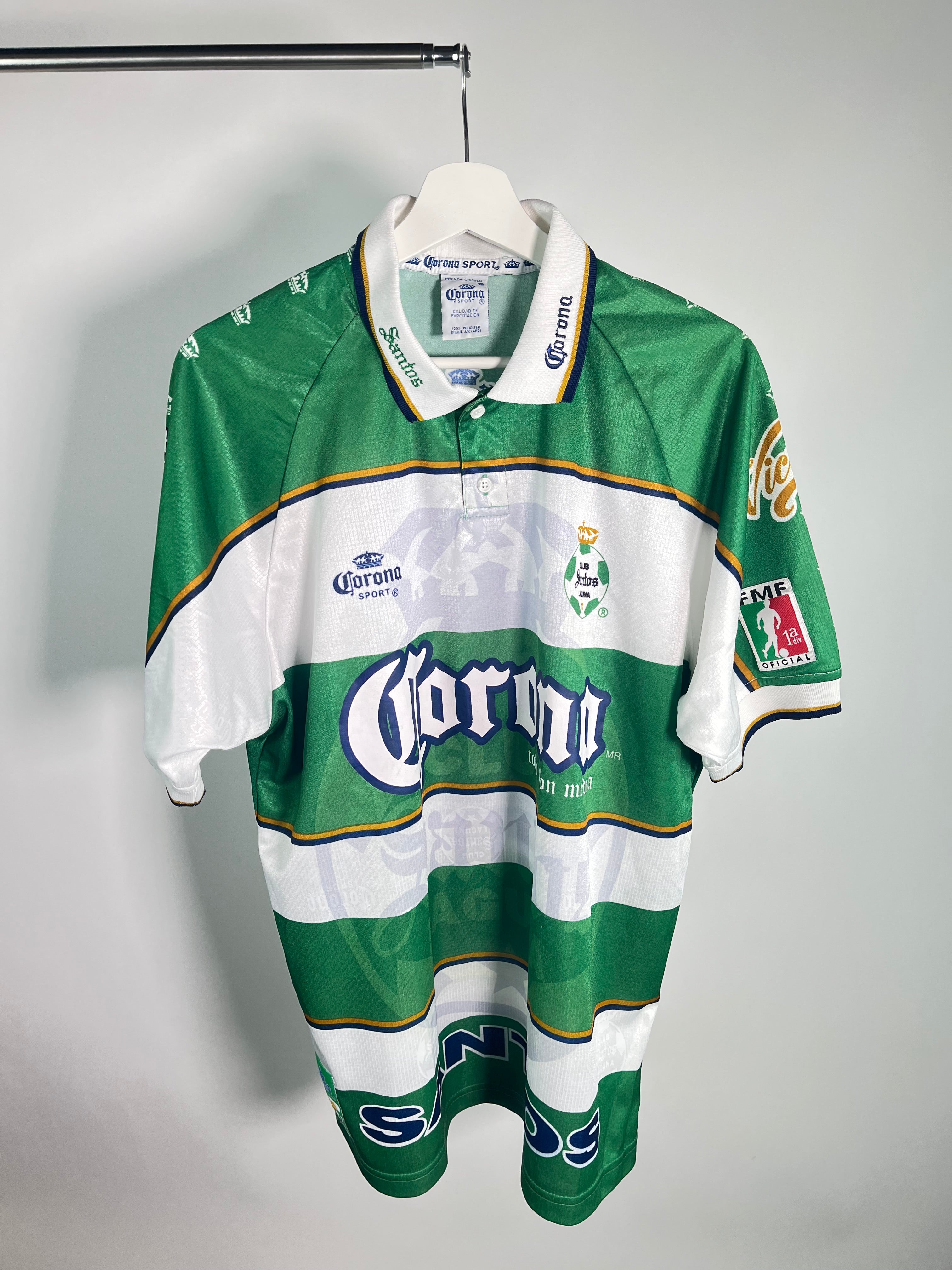 Jersey Santos Laguna Local 1999 2000 Utilería Héctor Altamirando (L)