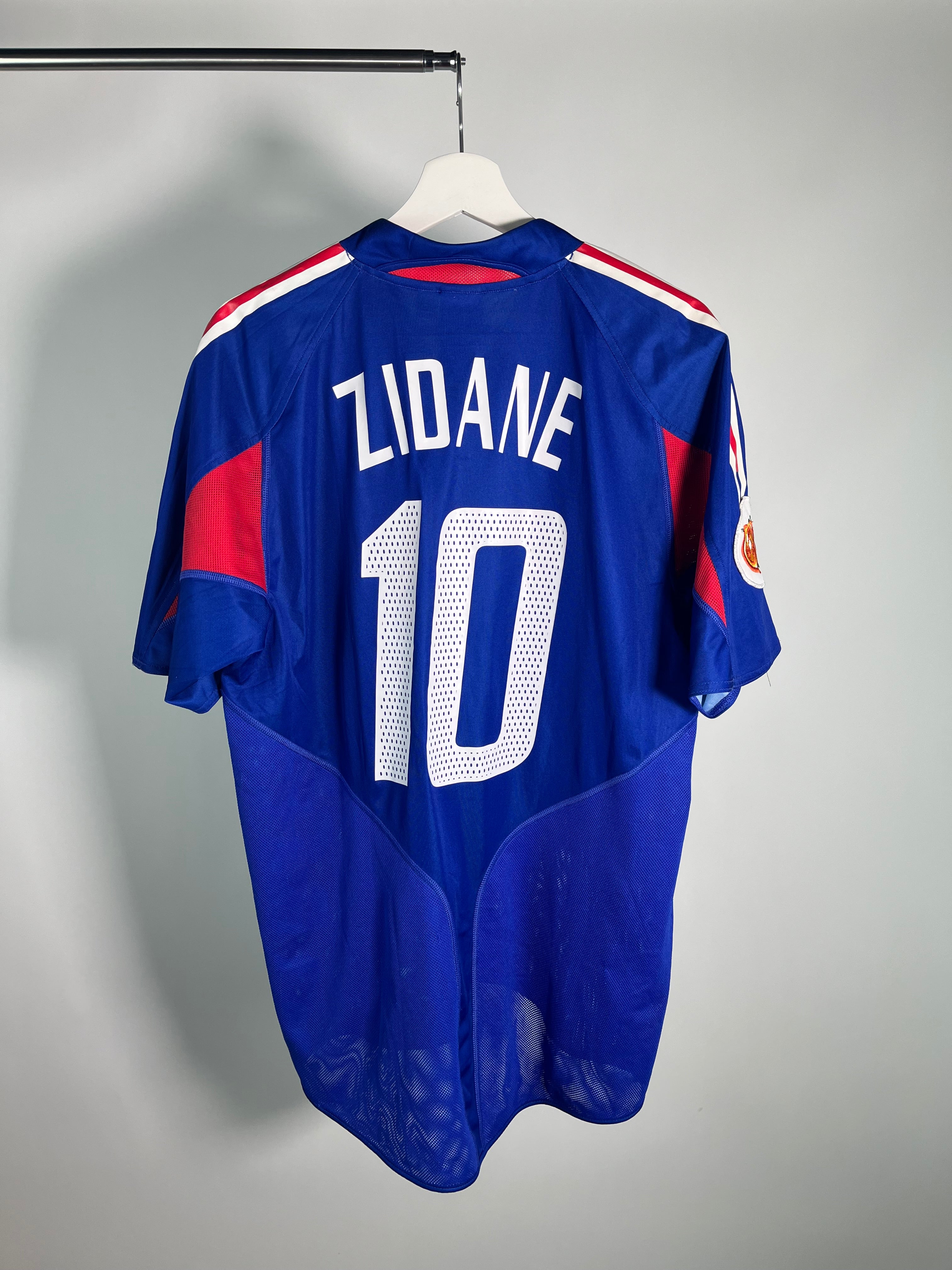 Jersey Francia Local 2004 2006 *Eurocopa* Zinedine Zidane (M)