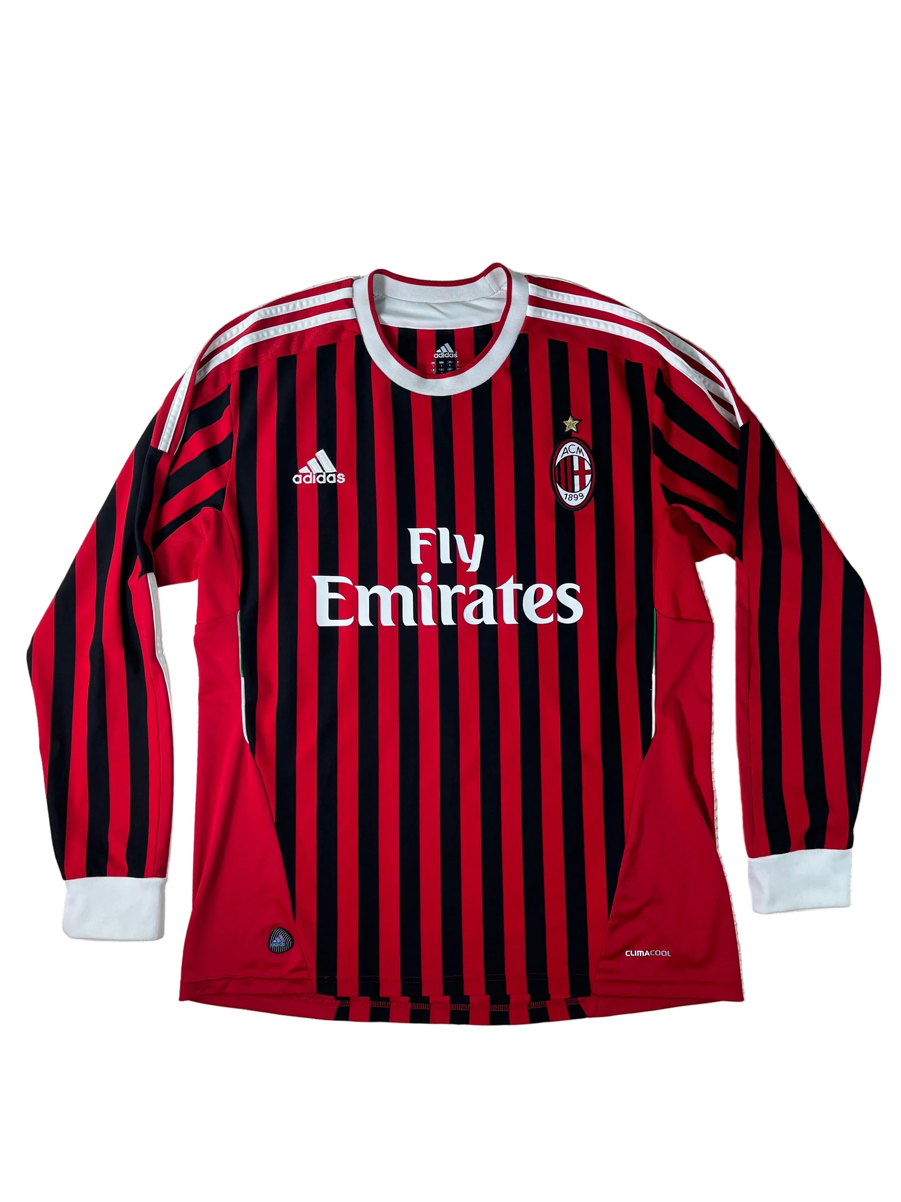 Jersey AC Milán Local 2011 2012 Manga Larga Zlatan Ibrahimovic (L)