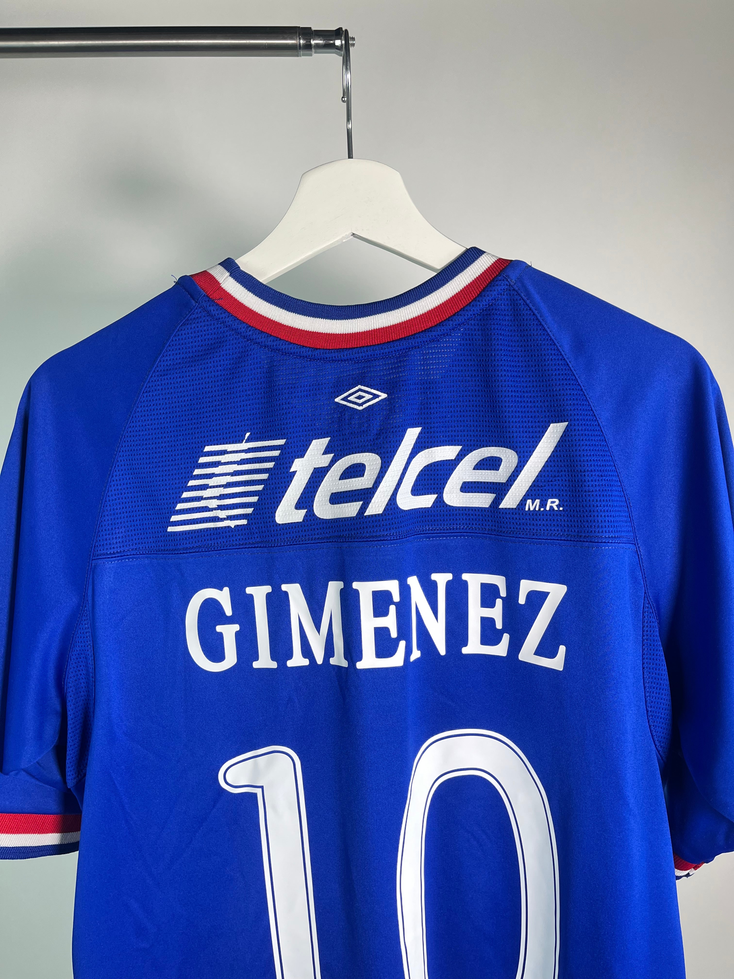 Jersey Cruz Azul Local 2010 2011 Christian "Chaco" Gimenez (L)