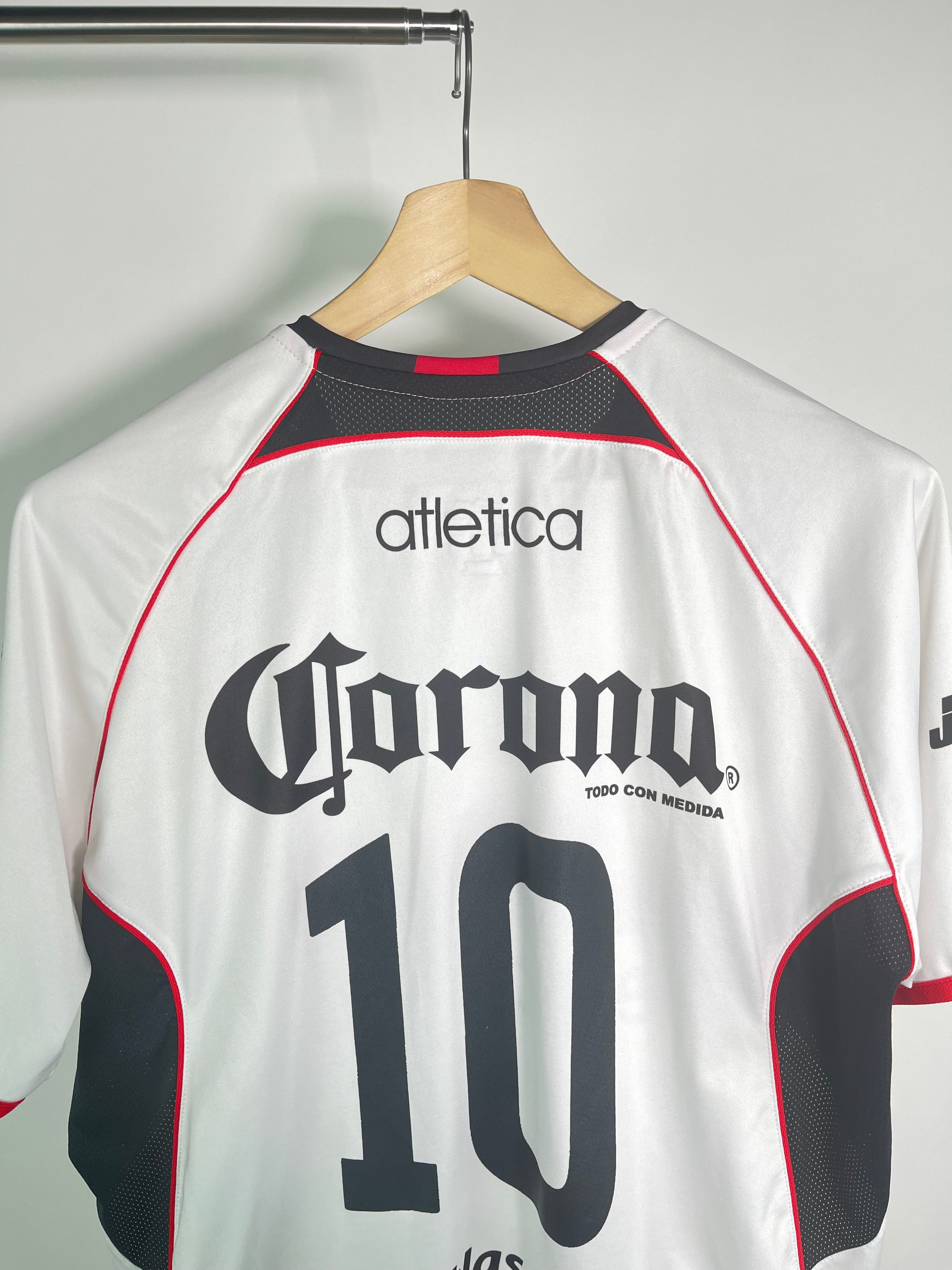 Jersey Atlas Visita 2007 2008 Utilería Emanuel Centurión (L)