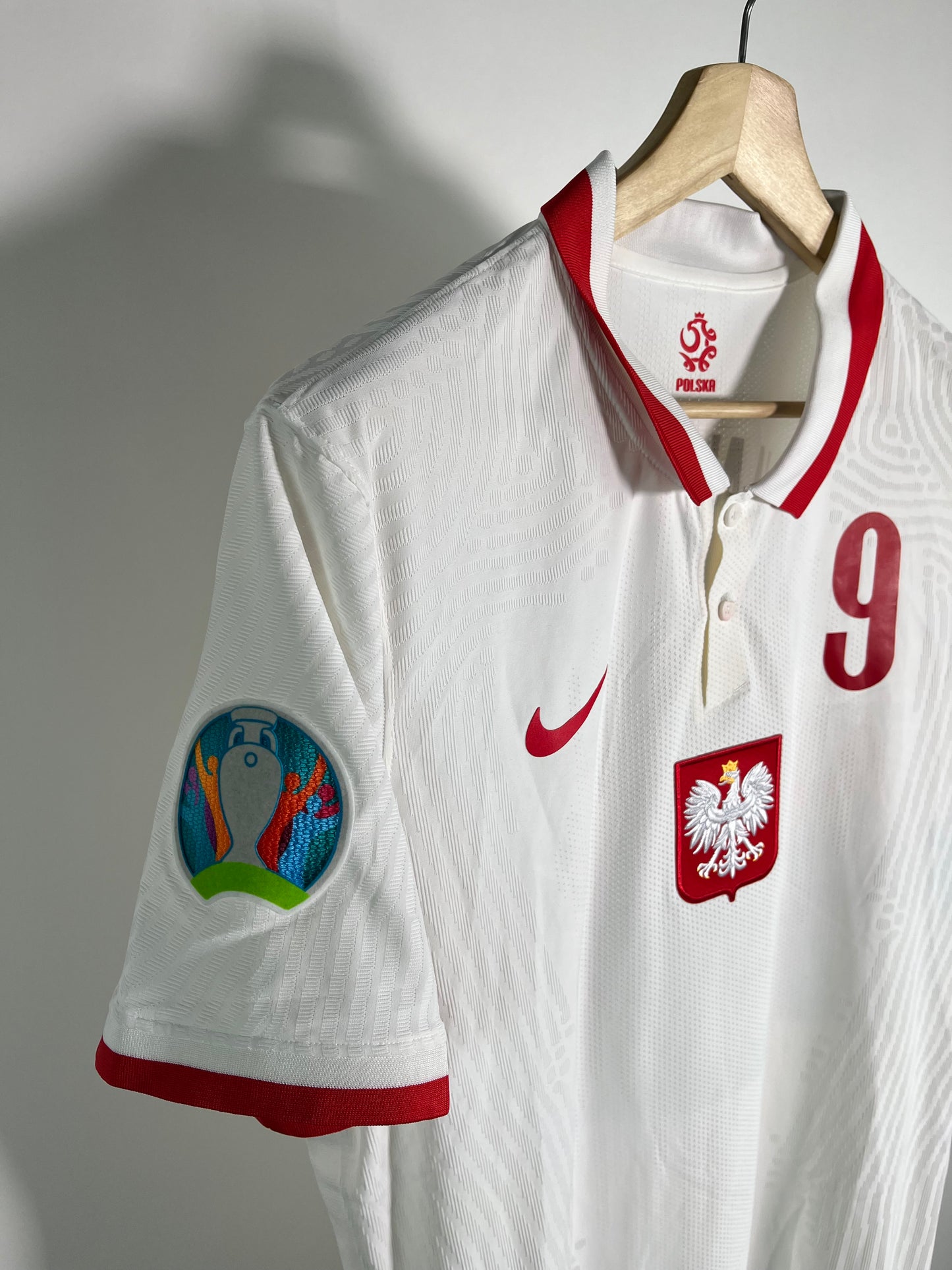 Jersey Polonia Local 2020 2022 Versión Jugador *Eurocopa* Robert Lewandowski (XL)