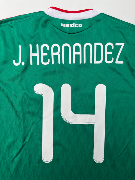 Jersey México Local 2010 2011 *Match Detail vs Francia* Javier Hernández (L)