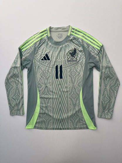 Jersey México Visita 2024 2025 Manga Larga Santiago Gimenez (M)
