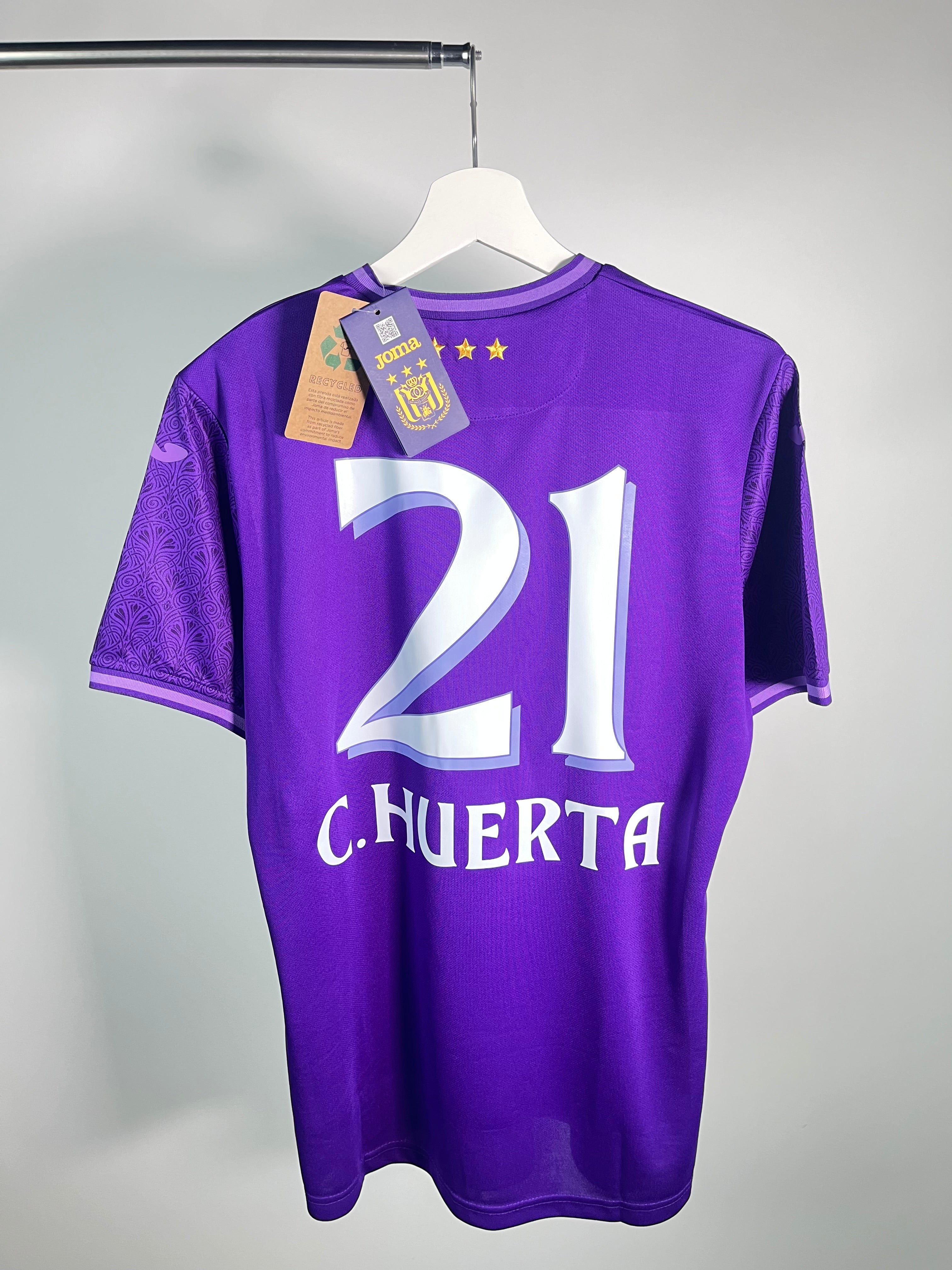 Jersey Anderlecht Local 2024 2025 César "Chino" Huerta *C/Etiquetas* (M)