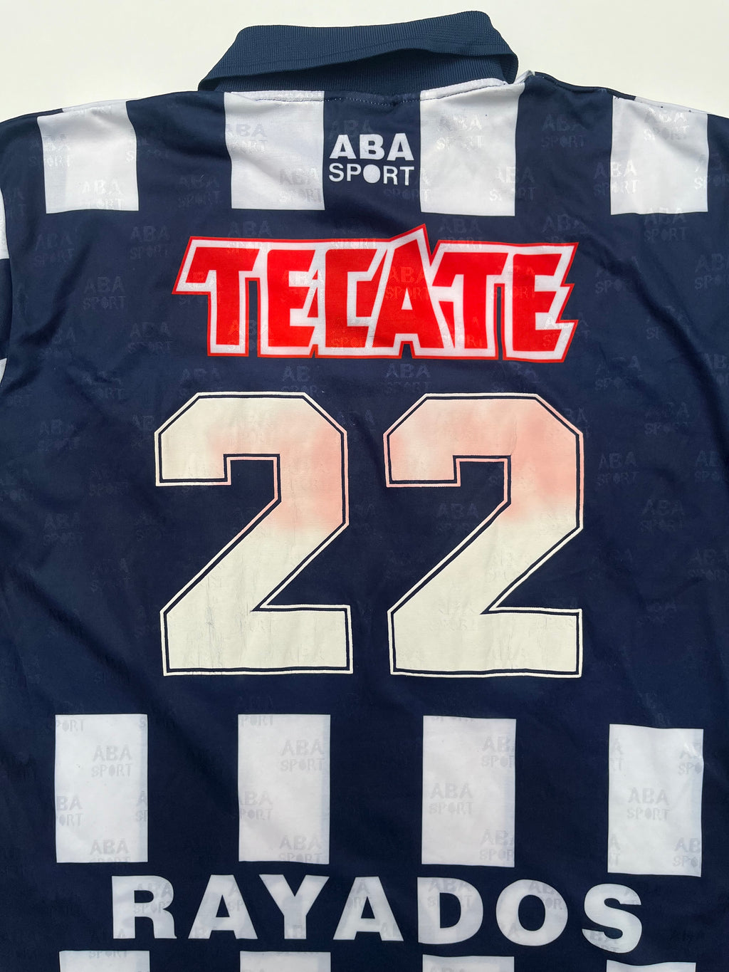 Jersey Rayados Monterrey Local 1996 1997 Match Worn Carlos Bianchezi (L)