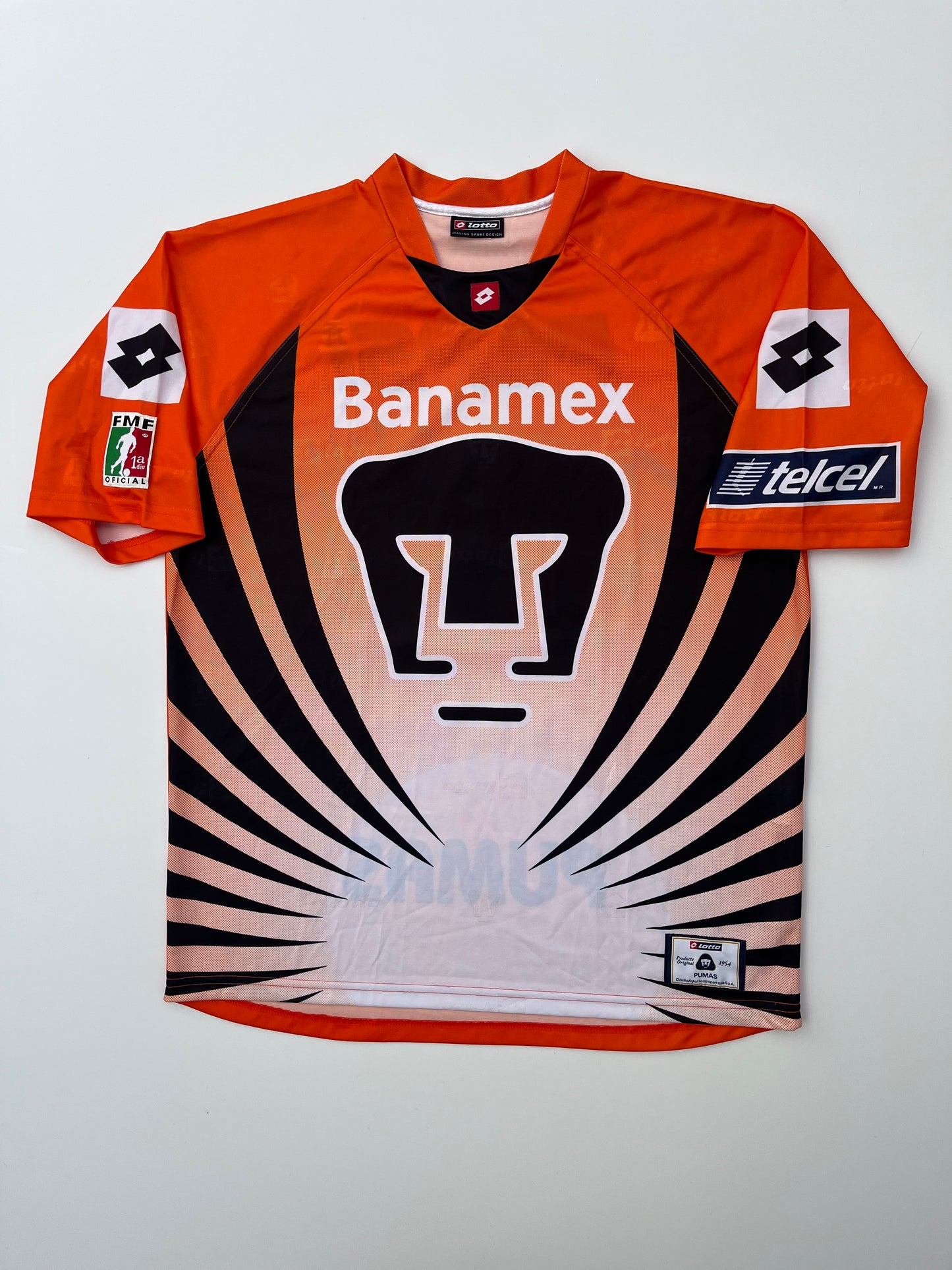Jersey Pumas Portero 2002 2003 Match Worn Esdras Rangel (L)