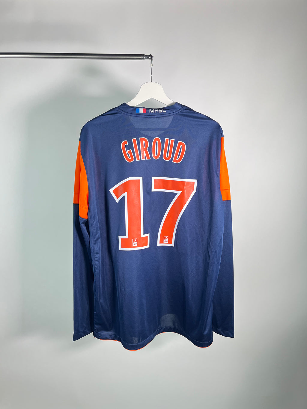 Jersey Montpellier Local 2012 2013 Manga Larga Olivier Giroud (XL)