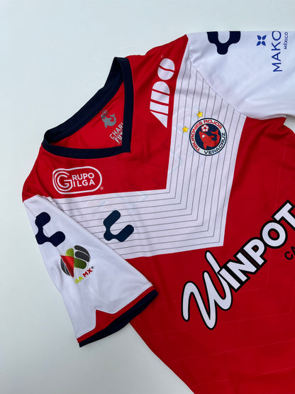 Jesey Veracruz Local 2017 2018 Match Worn Daniel Villalva (S)