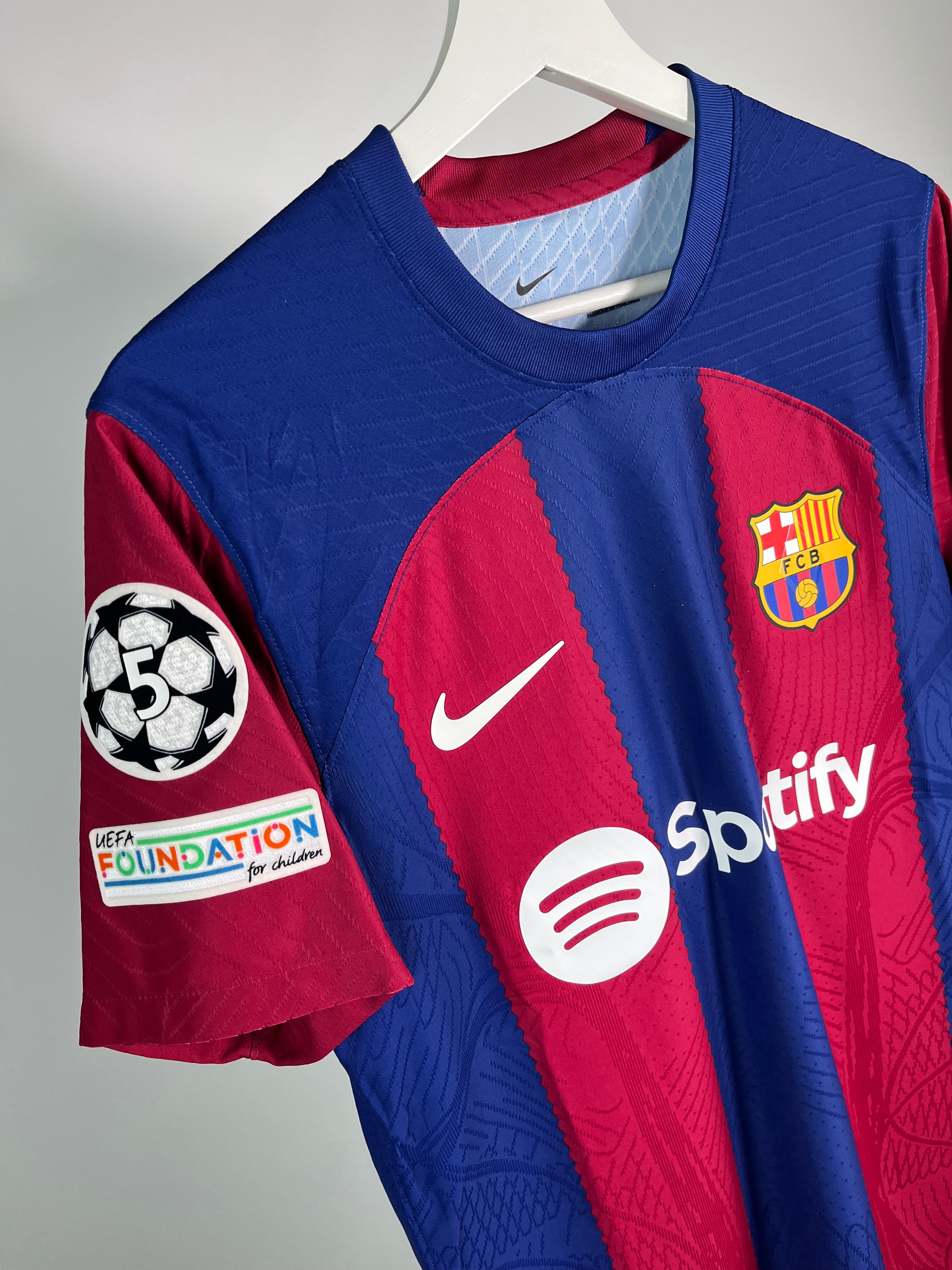 Jersey Barcelona Local 2023 2024 *Champions League* Versión Jugador (S)