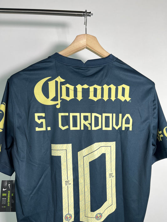 Jersey Club America Visita 2021 2022 Sebastián Córdova *C/Etiquetas* (L)
