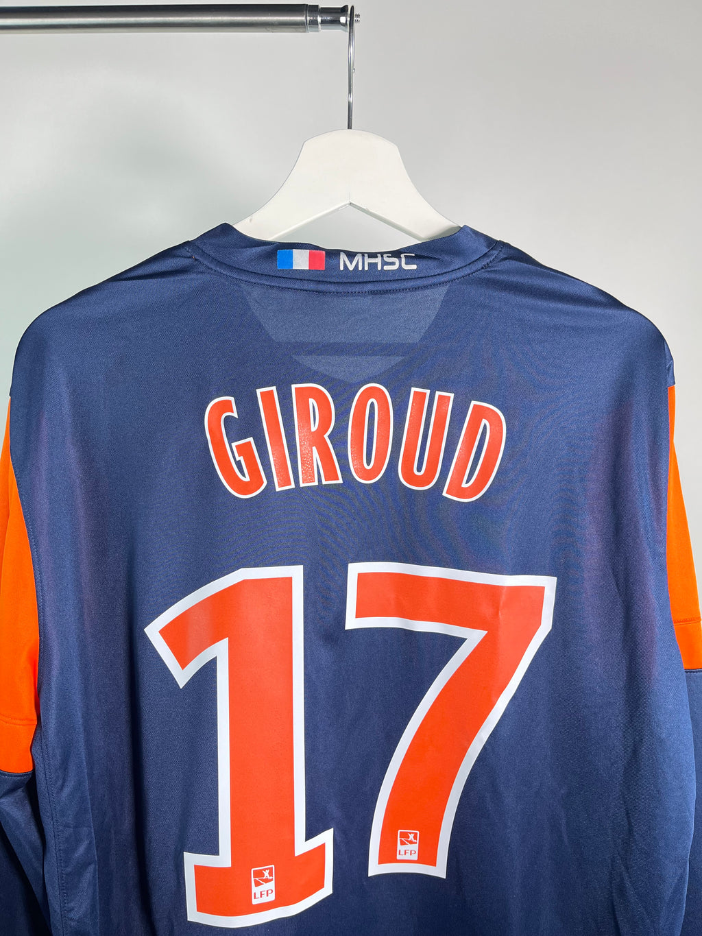 Jersey Montpellier Local 2012 2013 Manga Larga Olivier Giroud (XL)