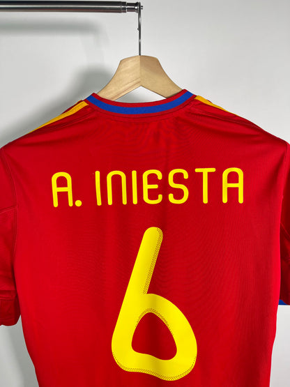 Jersey España Local 2010 2011 Andrés Iniesta (M)