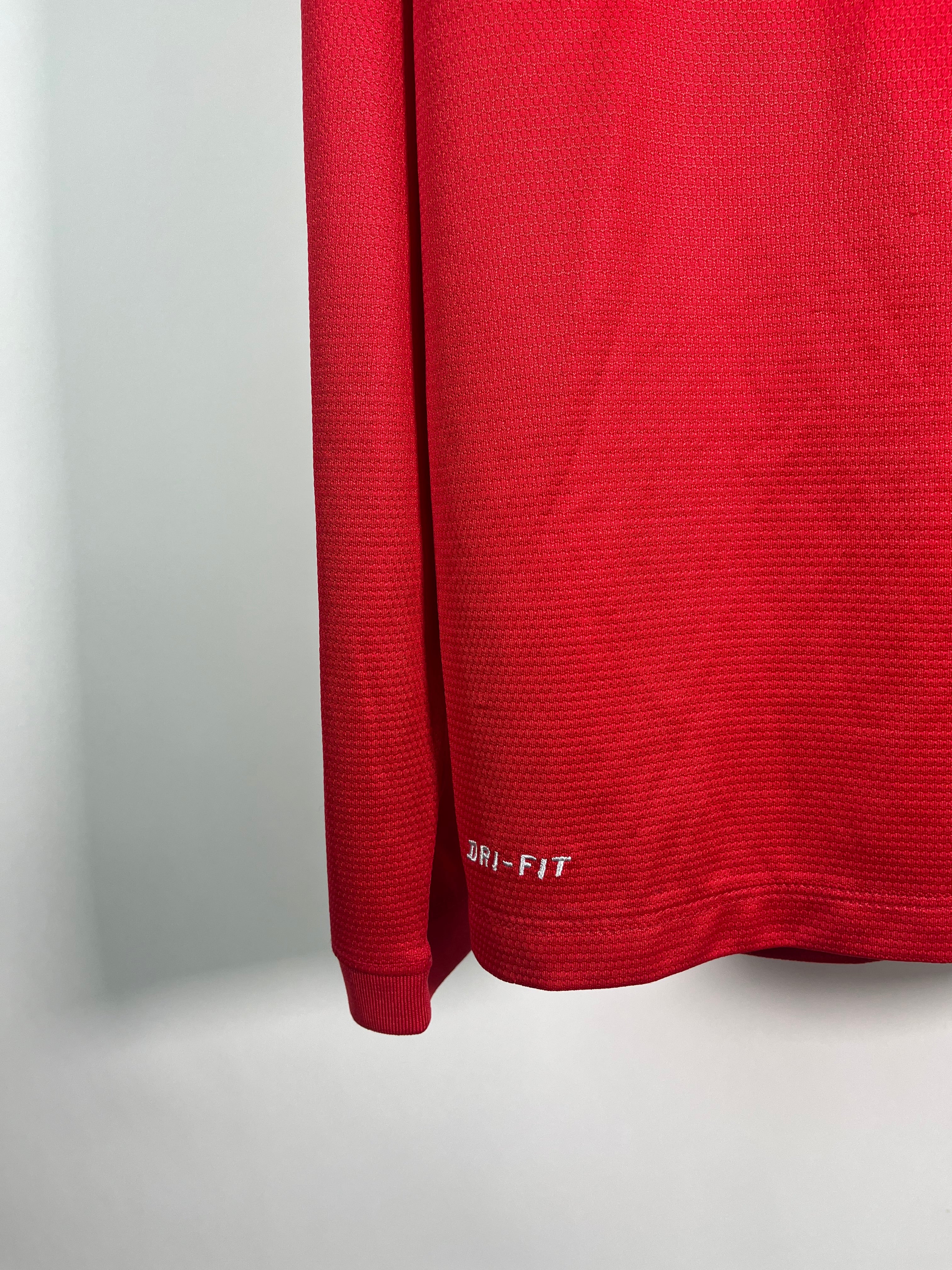 Jersey Manchester United Local 2013 2014 Manga Larga Robin Van Persie (L)