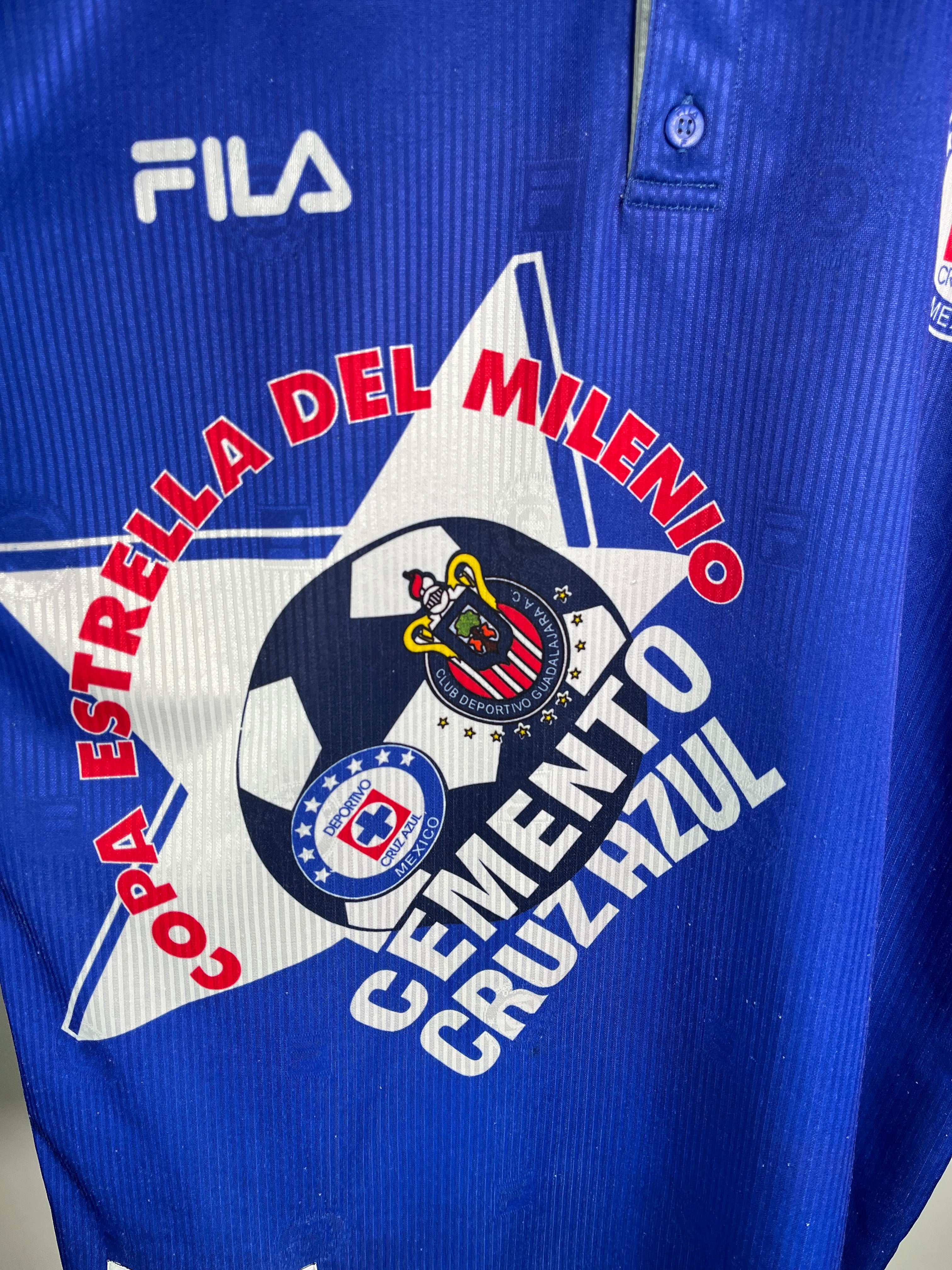 Jersey Cruz Azul Local 1999 2000 *Edición Copa Estrella del Milenio* (L)