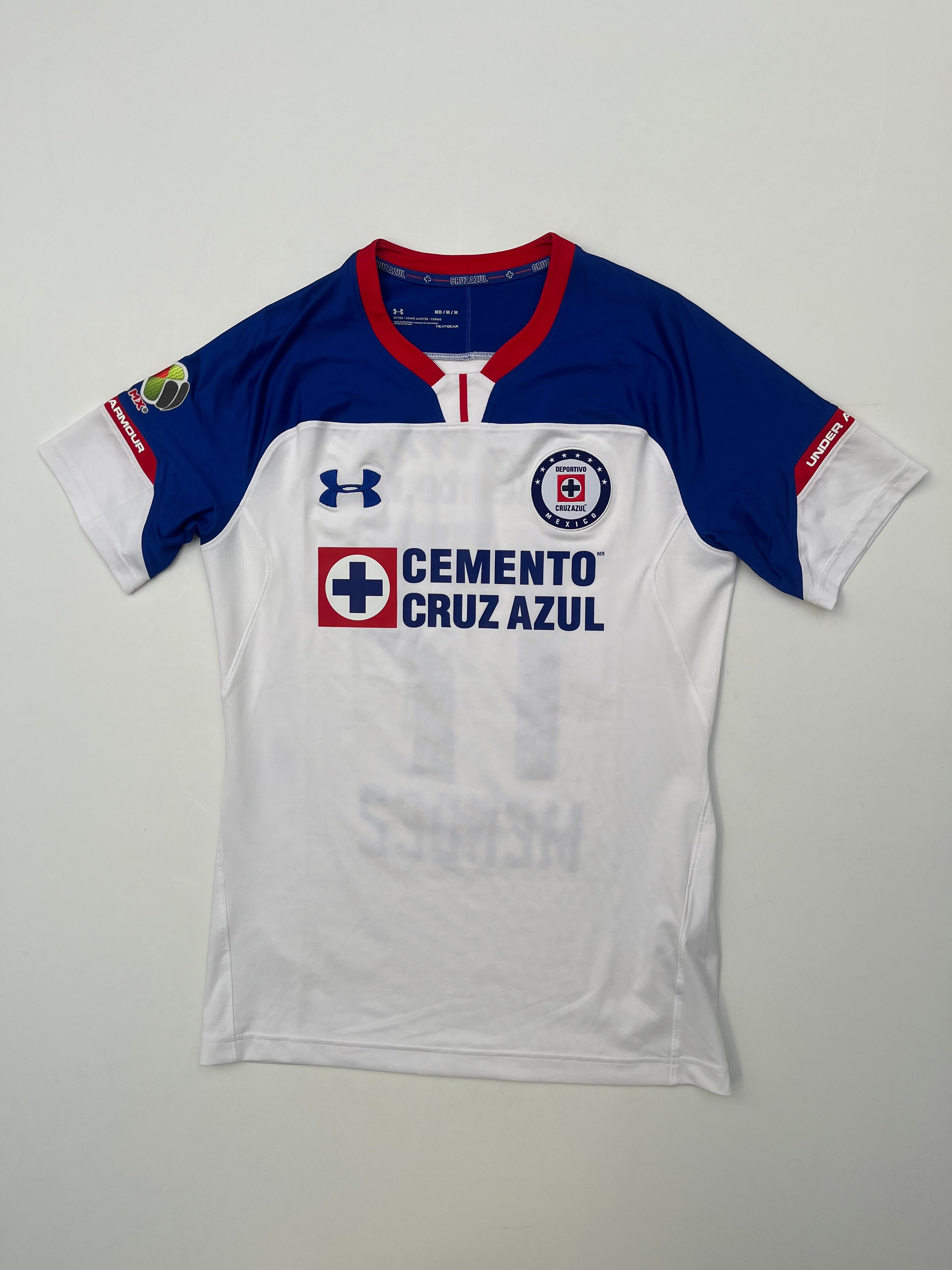 Jersey Cruz Azul Visita 2018 2019 Match Worn Edgar Méndez (M)
