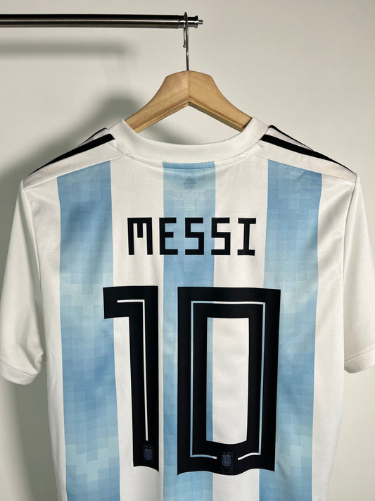 Jersey Argentina Local 2018 2019 Lionel Messi (L)