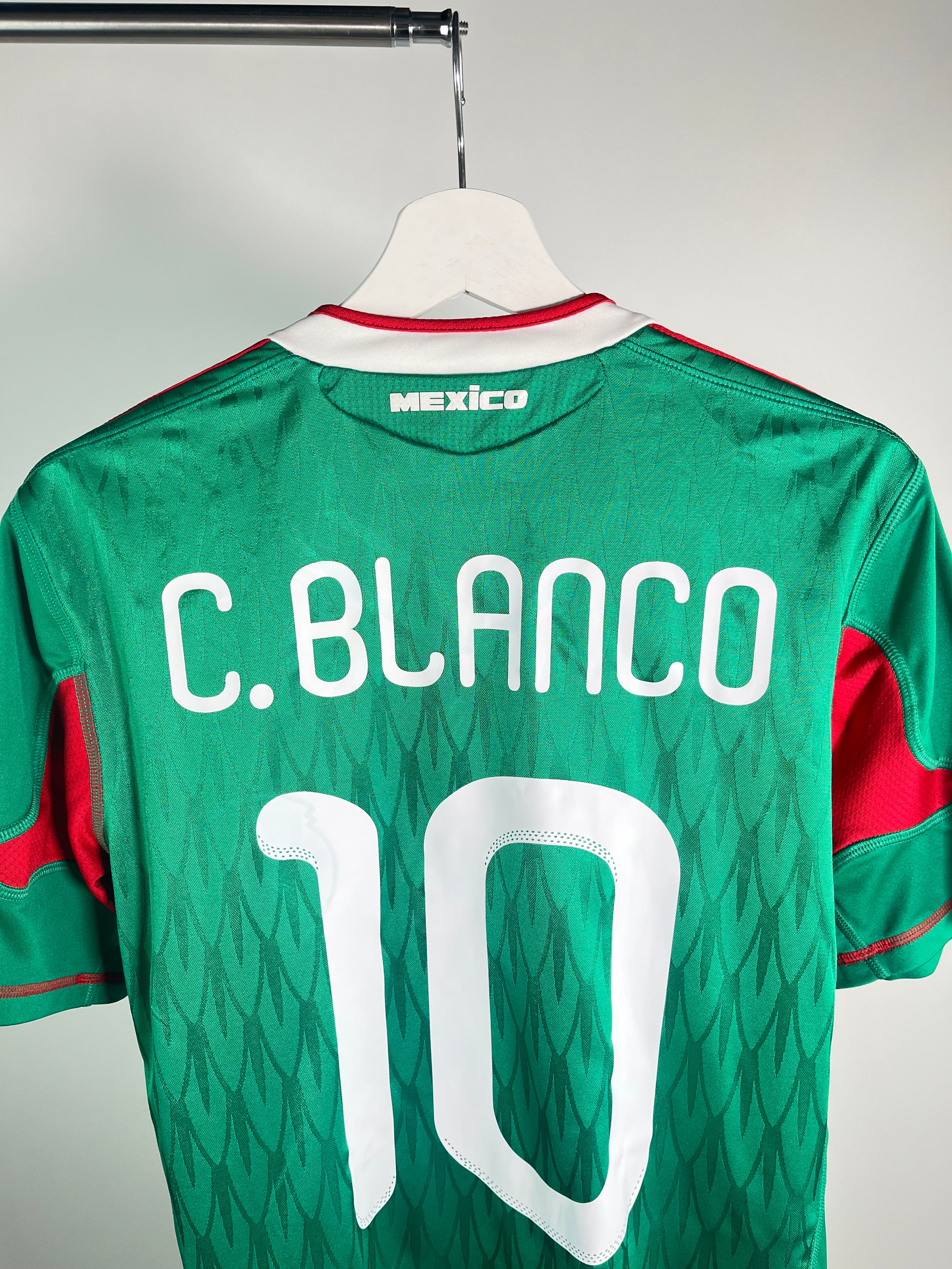 Jersey México Local 2010 2011 *Match Detail vs Argentina* Cuauhtémoc Blanco (S)