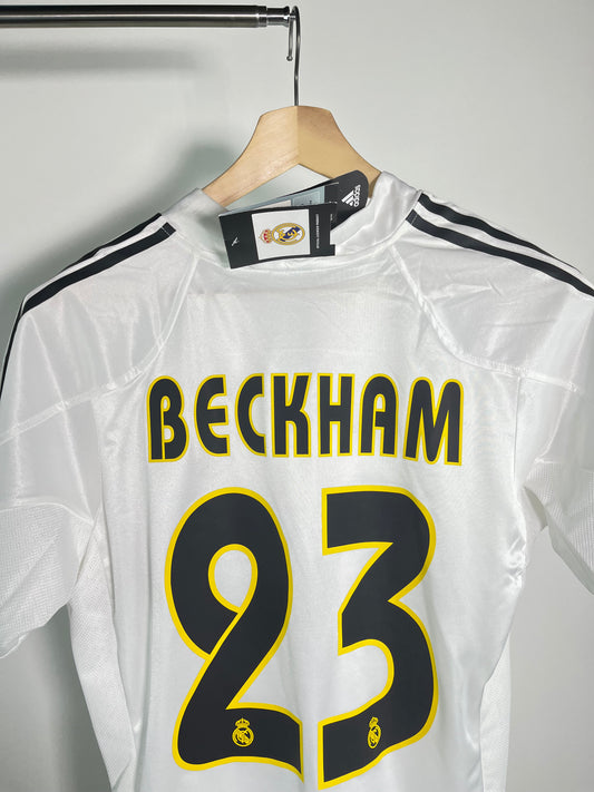 Jersey Real Madrid Local 2004 2005 David Beckham *C/Etiquetas*  (S)