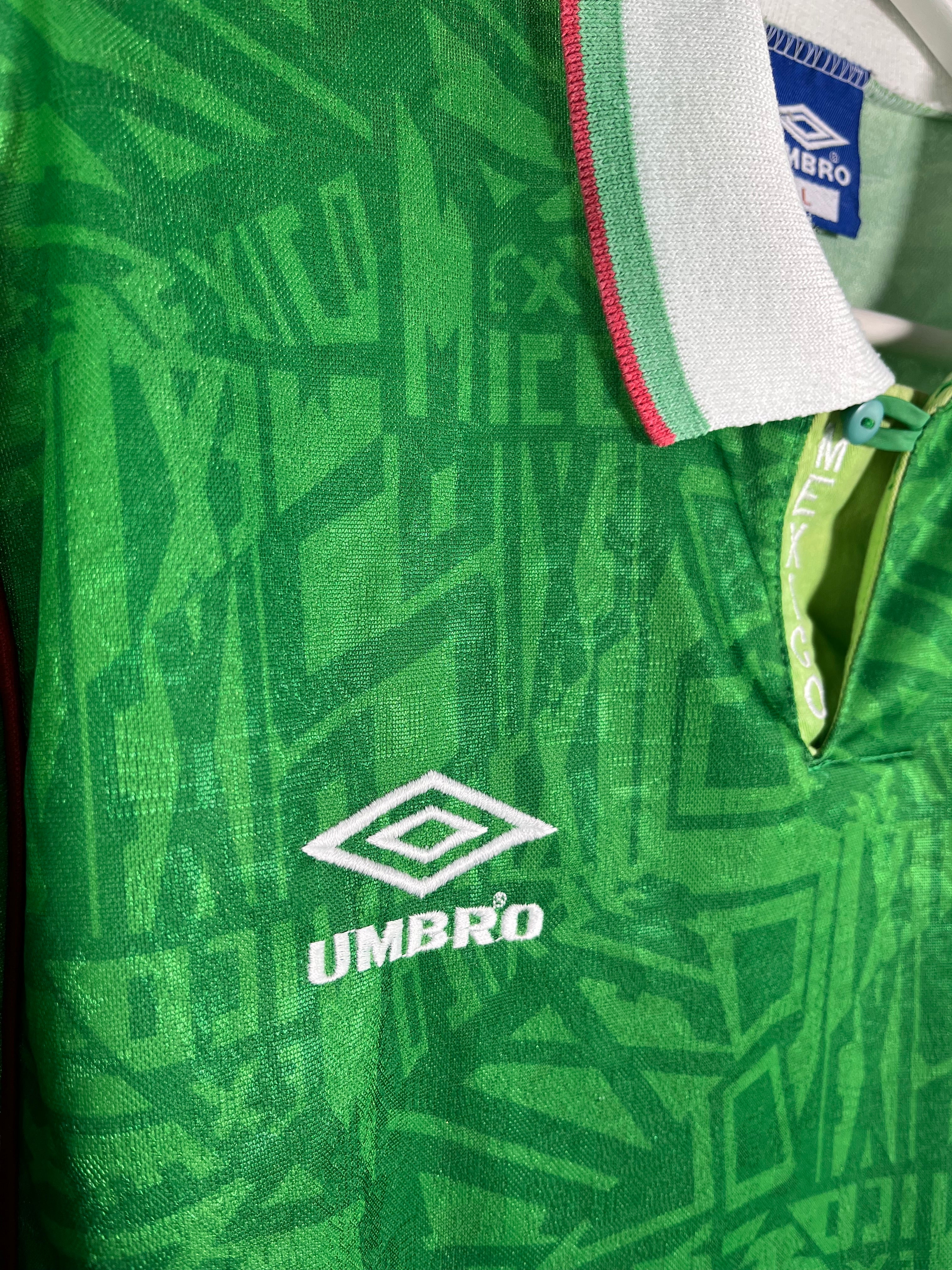 Jersey México Local 1993 1994 Versión Jugador (L)