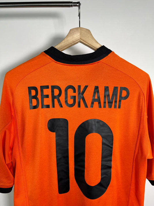 Jersey Holanda Local 2000 2002 *Match Detail* Dennis Bergkamp (L)