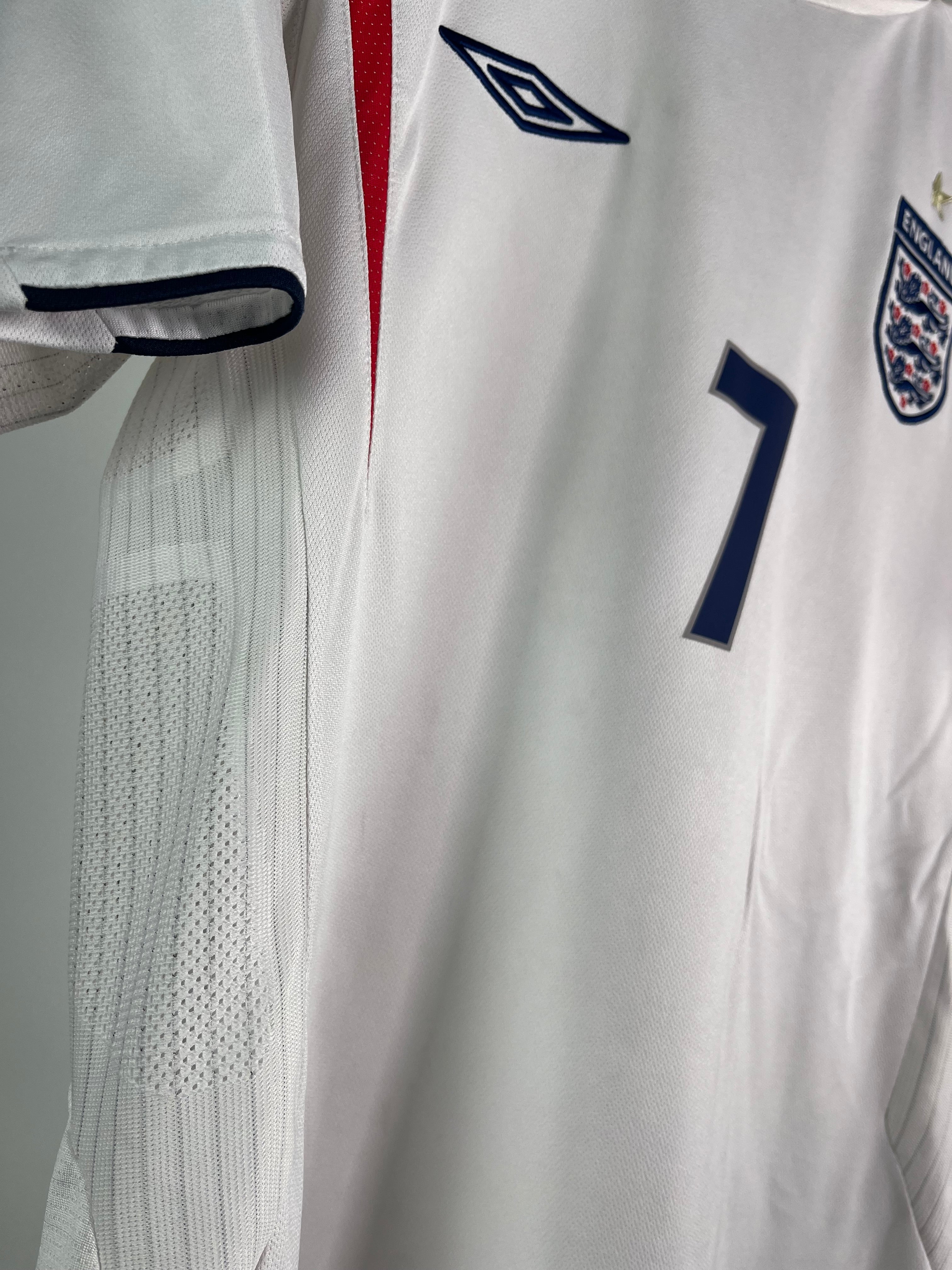 Jersey Inglaterra Local 2006 2007 David Beckham (M)