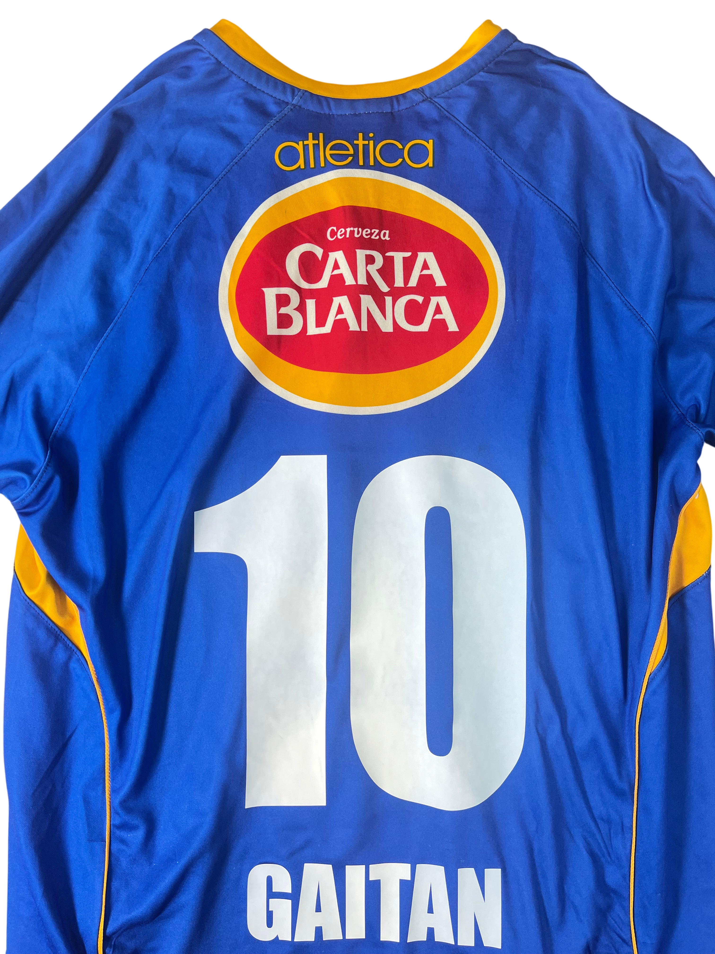 Jersey Tigres Visita 2002 2003 Manga Larga Walter Gaitán (L)