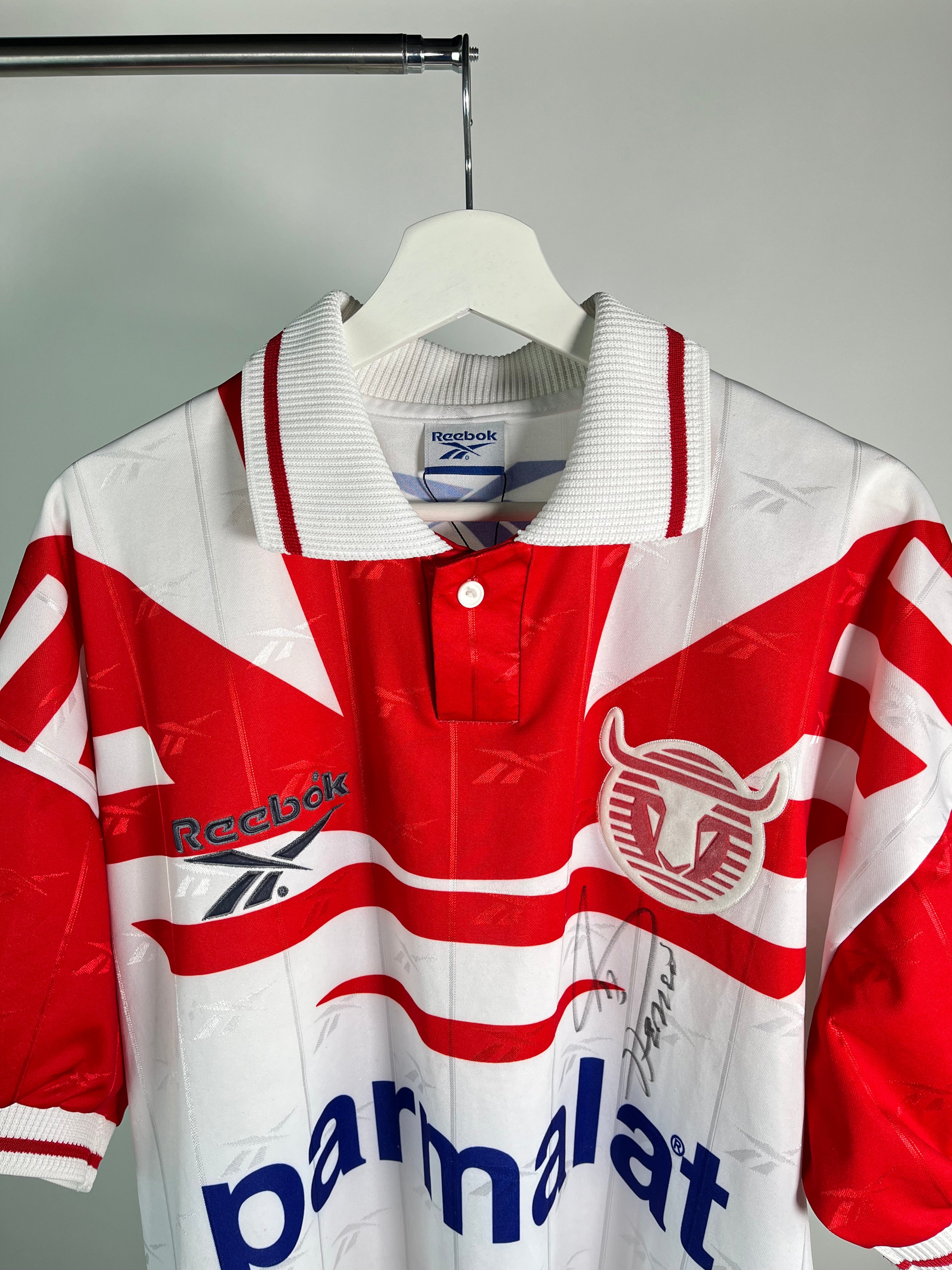 Jersey Toros Neza Visita 1997 1998 Autografiado Miguel Herrera (L)