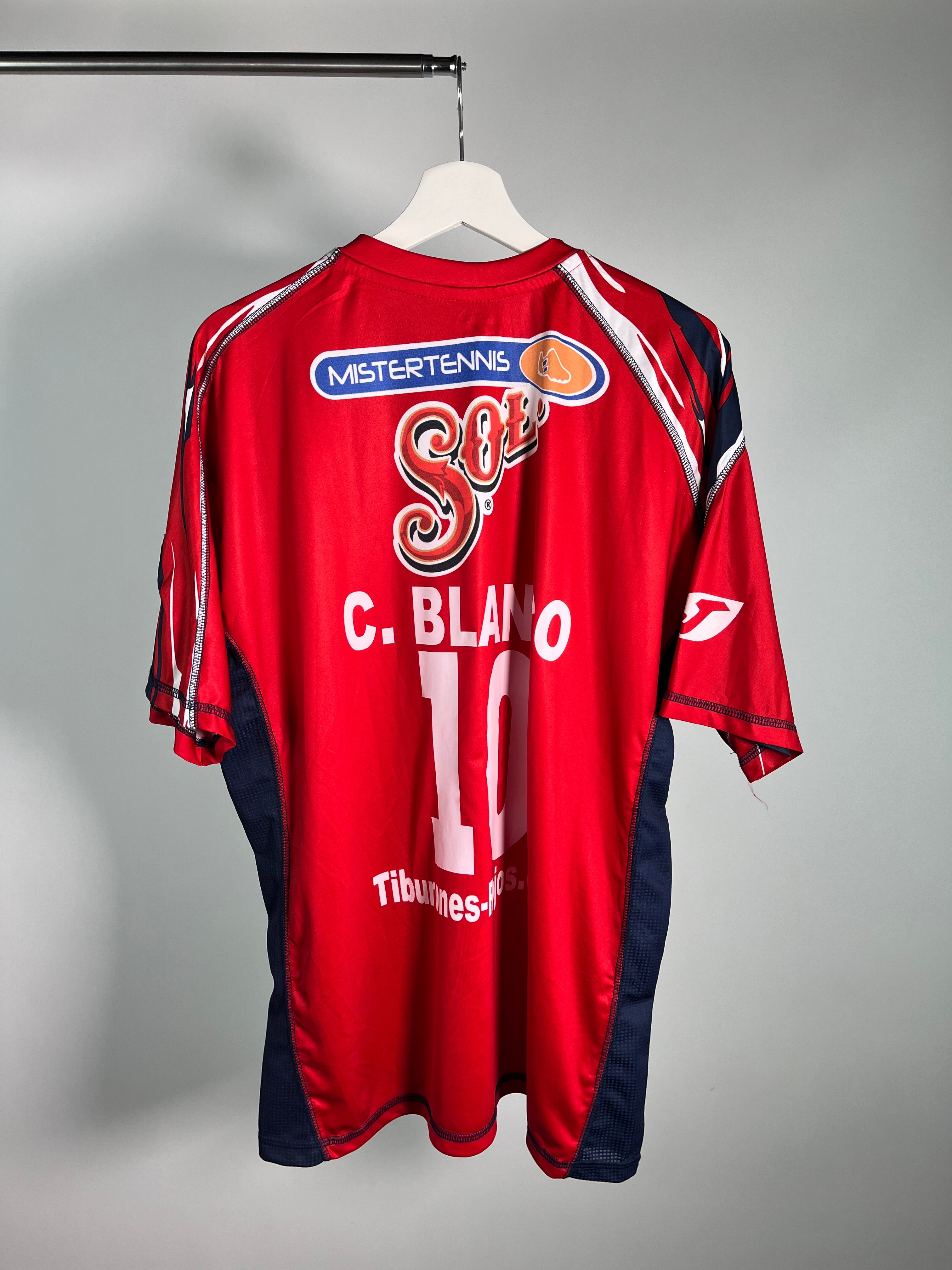 Jersey Veracruz Local 2009 2010 Utilería Cuauhtémoc Blanco (XL)