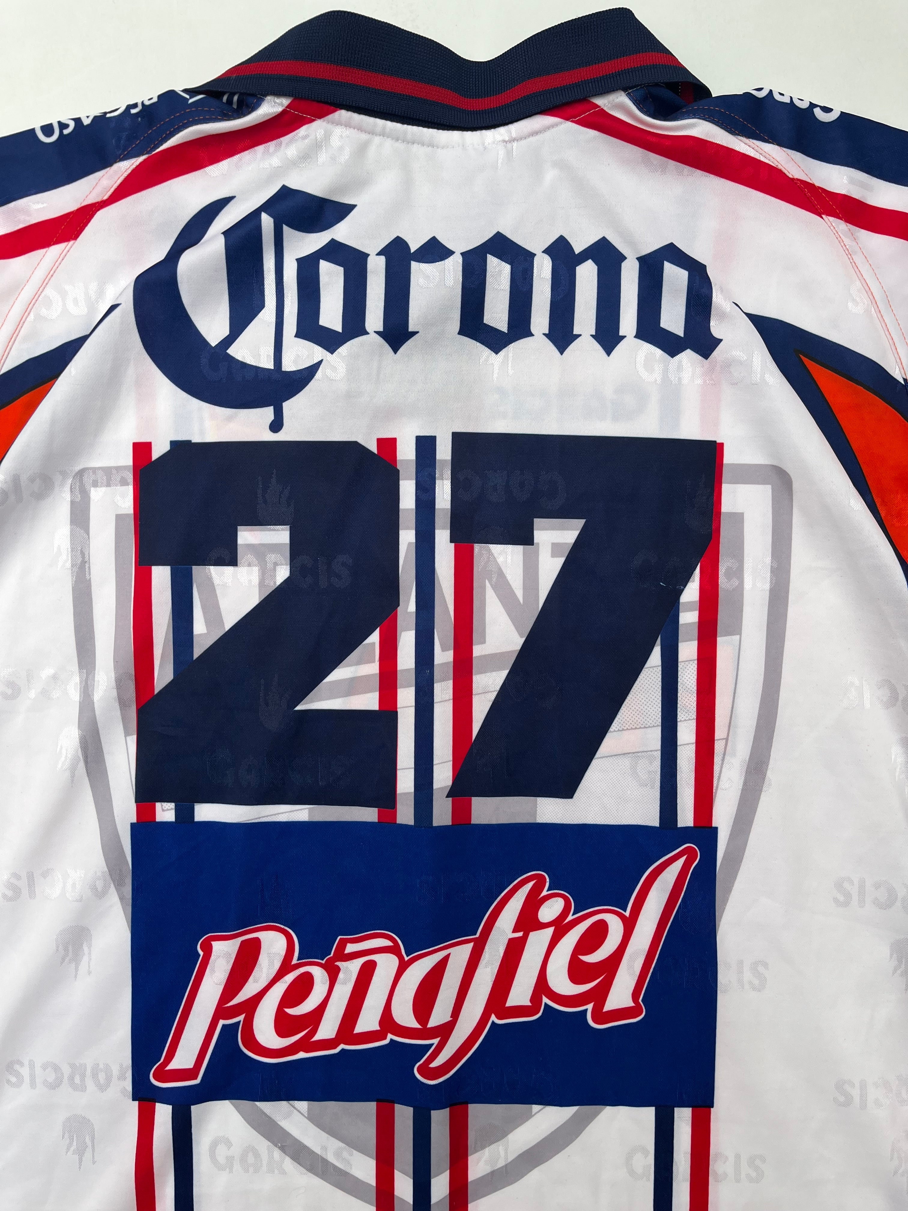 Jersey Atlante Visita 2000 2001 Utilería Carlos Hermosillo (XL)