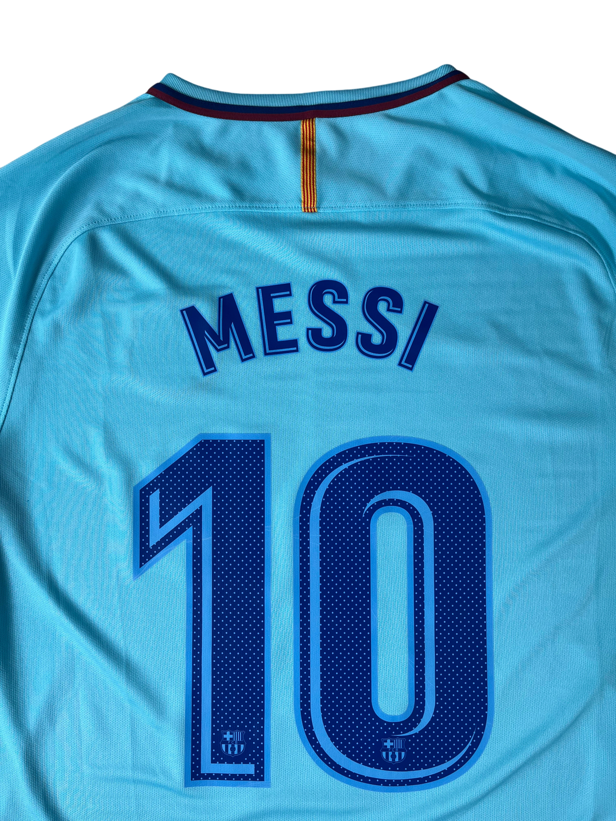 Jersey Barcelona Visita 2017 2018 Lionel Messi (L)