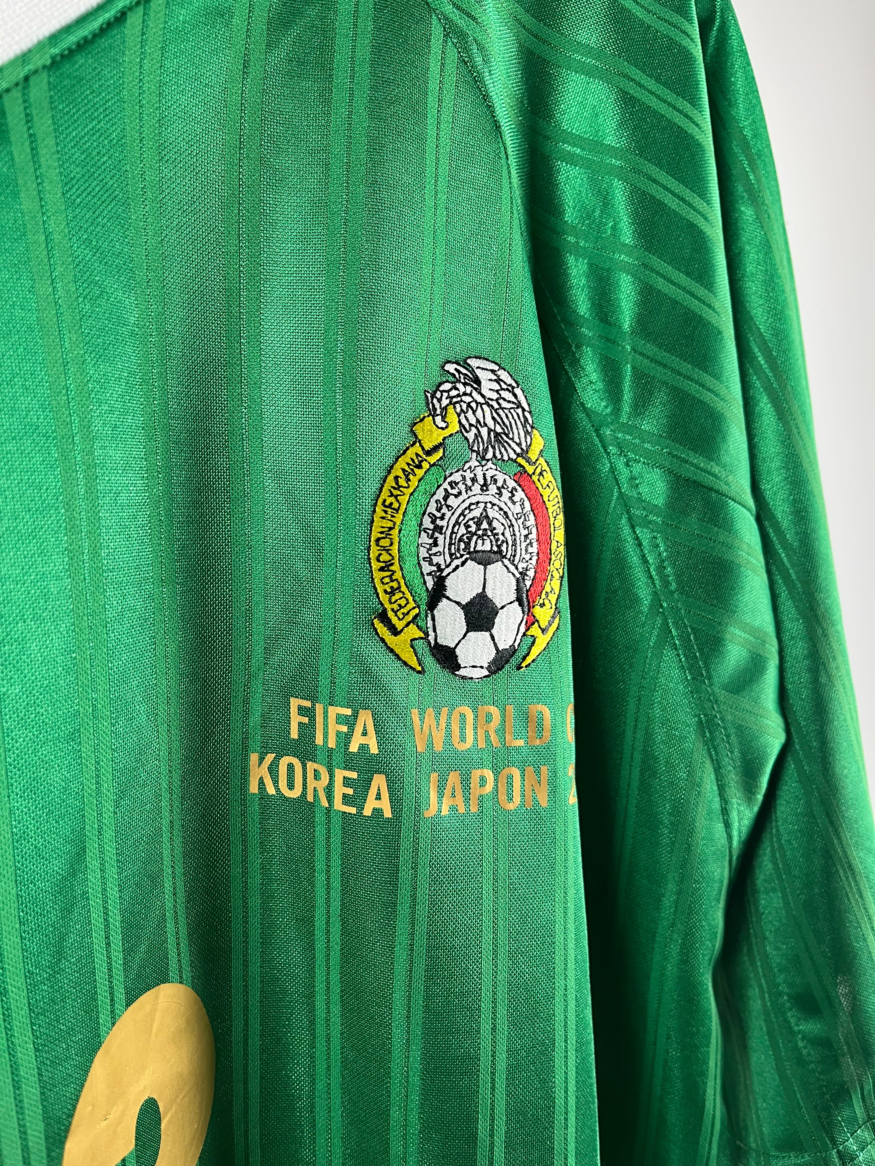 Jersey Portero México 2002 Utilería Preparado Para Jorge Campos *Corea-Japón* (XL)