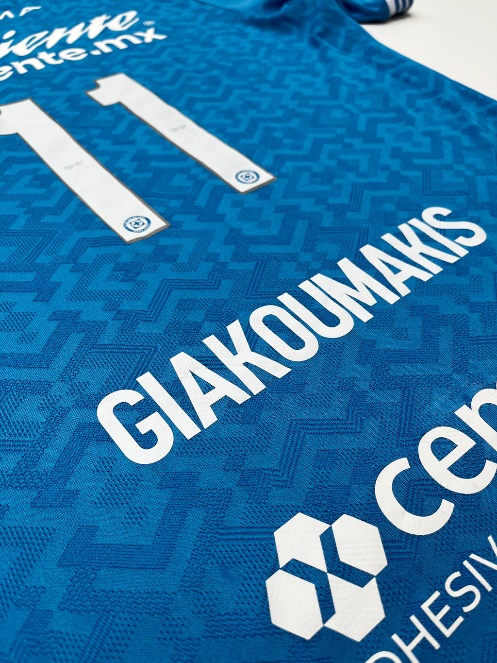 Jersey Cruz Azul Local 2024 2025 Match Worn Giorgos Giakoumakis (XL)