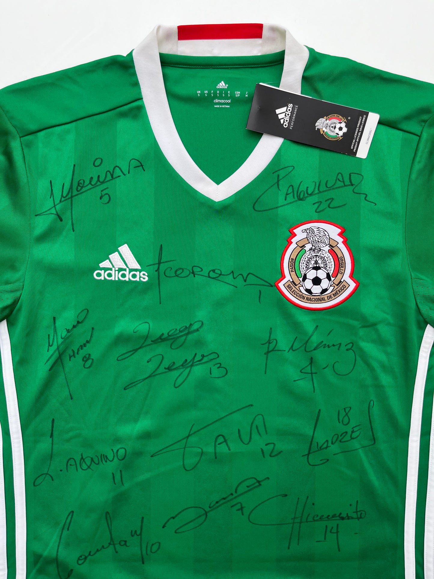 Jersey México Local 2016 2018 Autografiada *C/Etiquetas* (S)