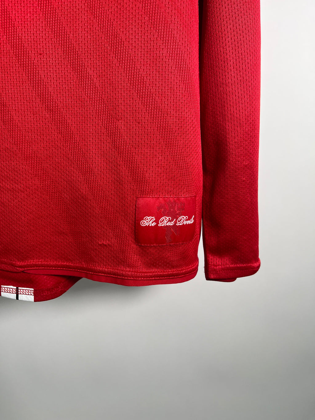 Jersey Manchester United Local 2008 2009 Manga Larga Cristiano Ronaldo (M)