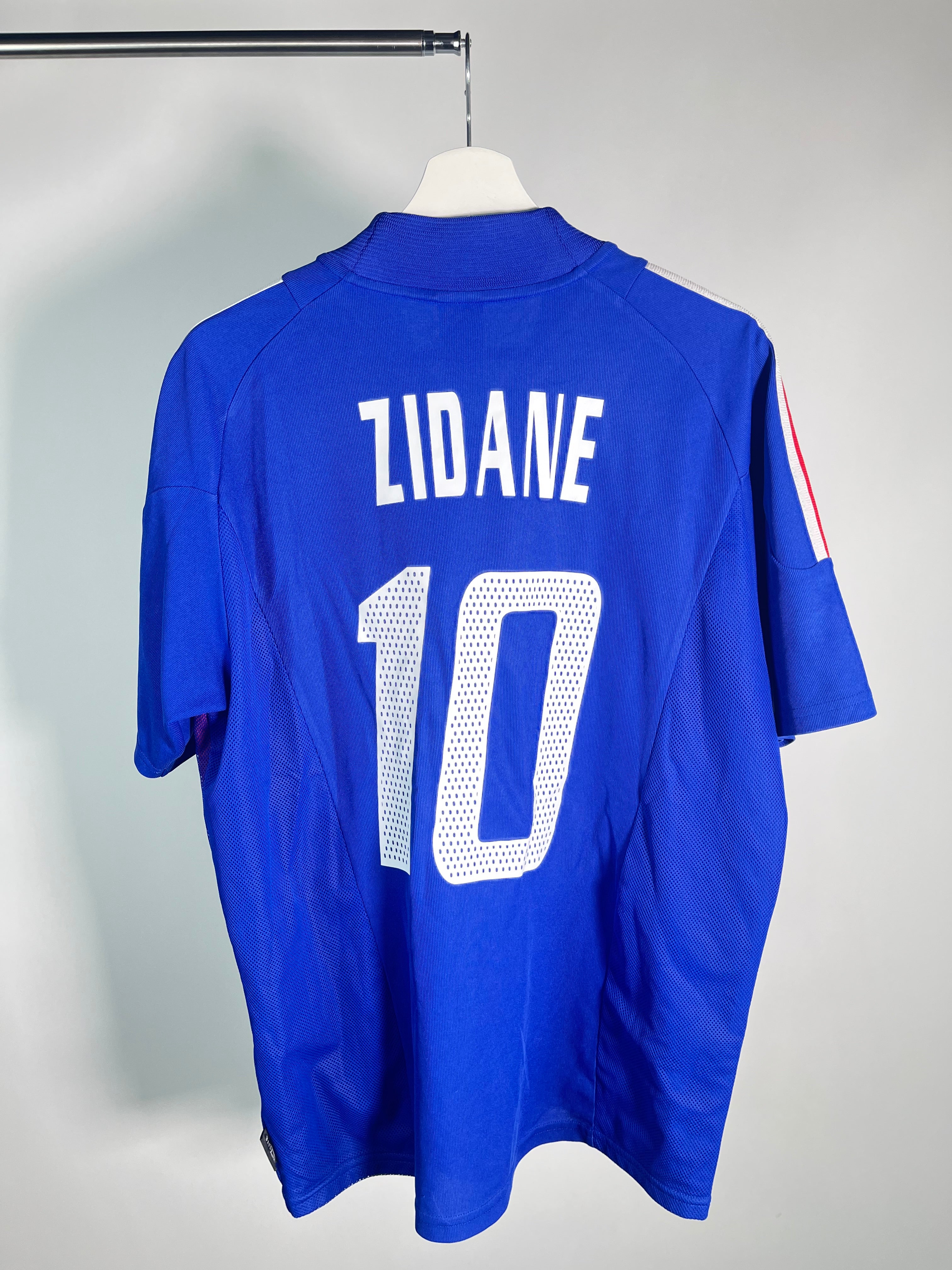 Jersey Francia Local 2002 2004 *Mundial Corea Japón* Zinedine Zidane (M)