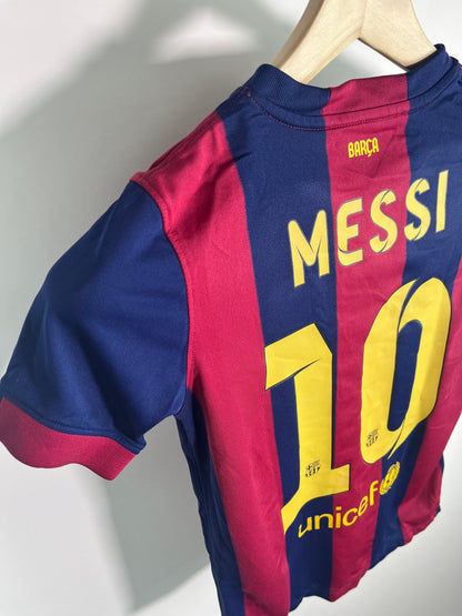 Jersey Barcelona Local 2014 2015 Lionel Messi (M niño)