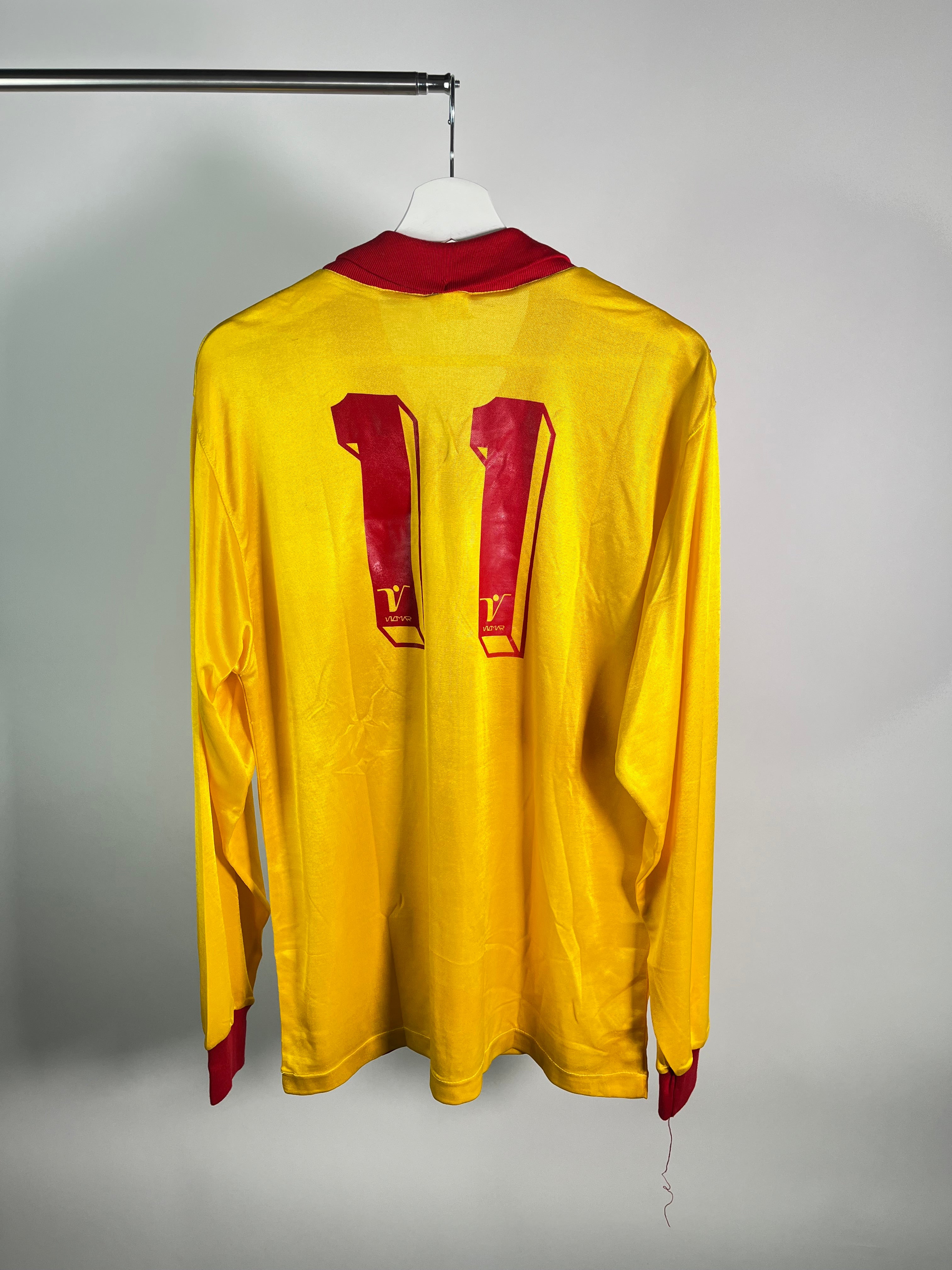 Jersey Atlético Morelia Local 1992 1993 Match Worn Manga Larga Anibal "El Tigre" González (L)