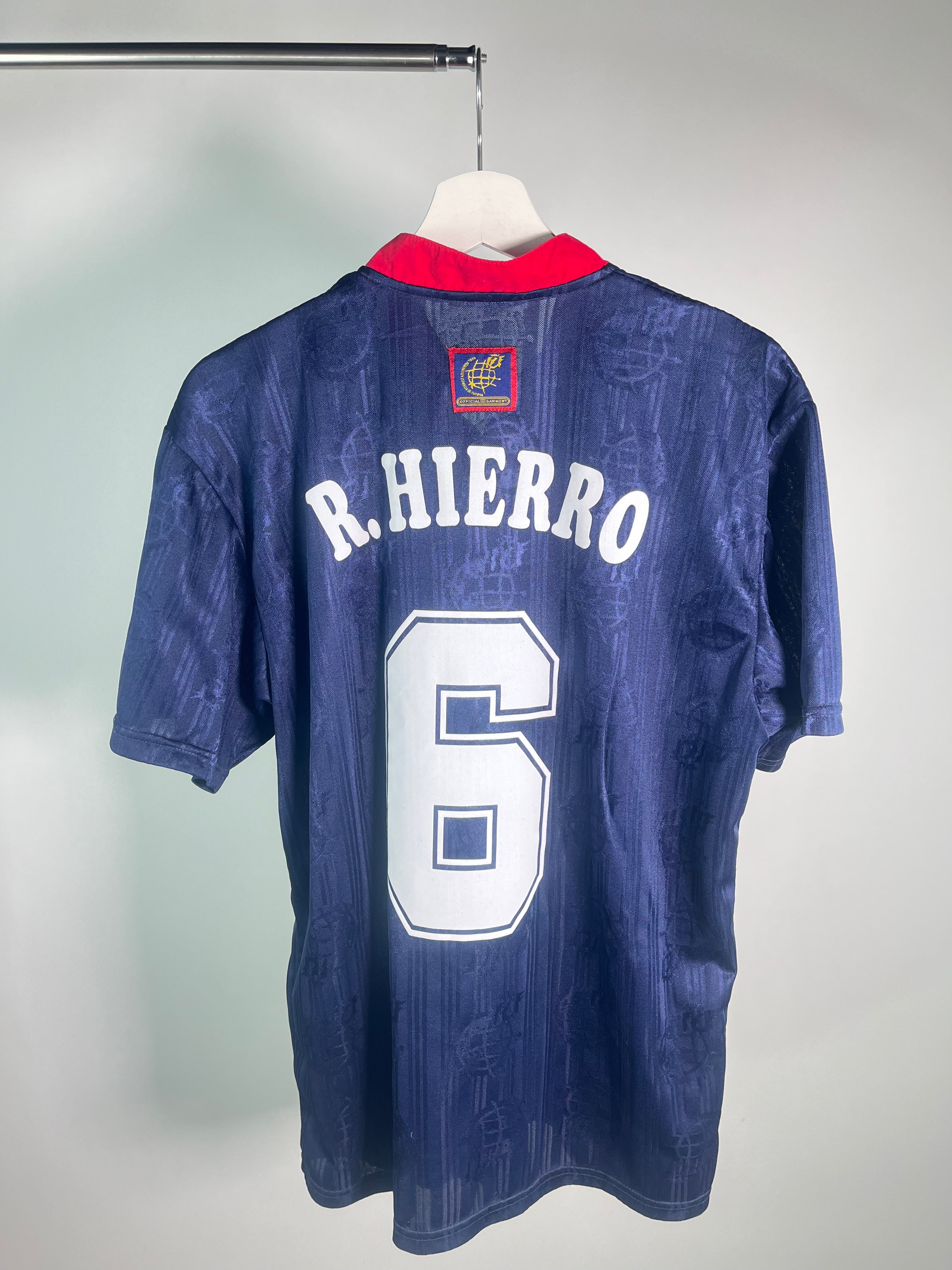 Jersey España Visita 1996 1998 Fernando Hierro (L)