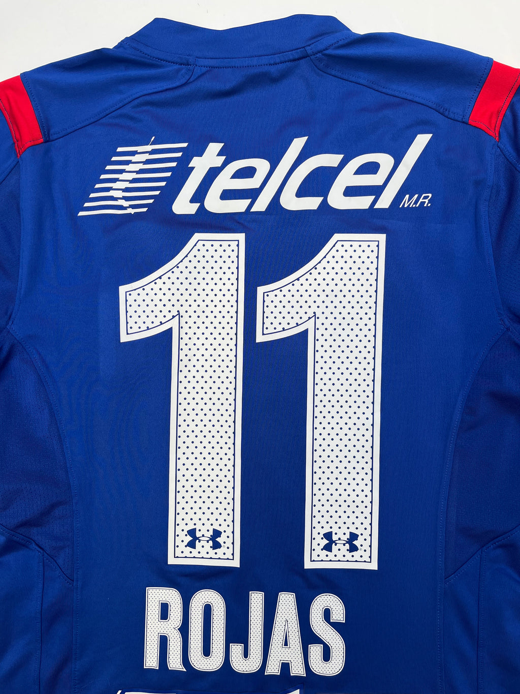 Jersey Cruz Azul Local 2014 2015 Match Worn Joao Rojas (S)