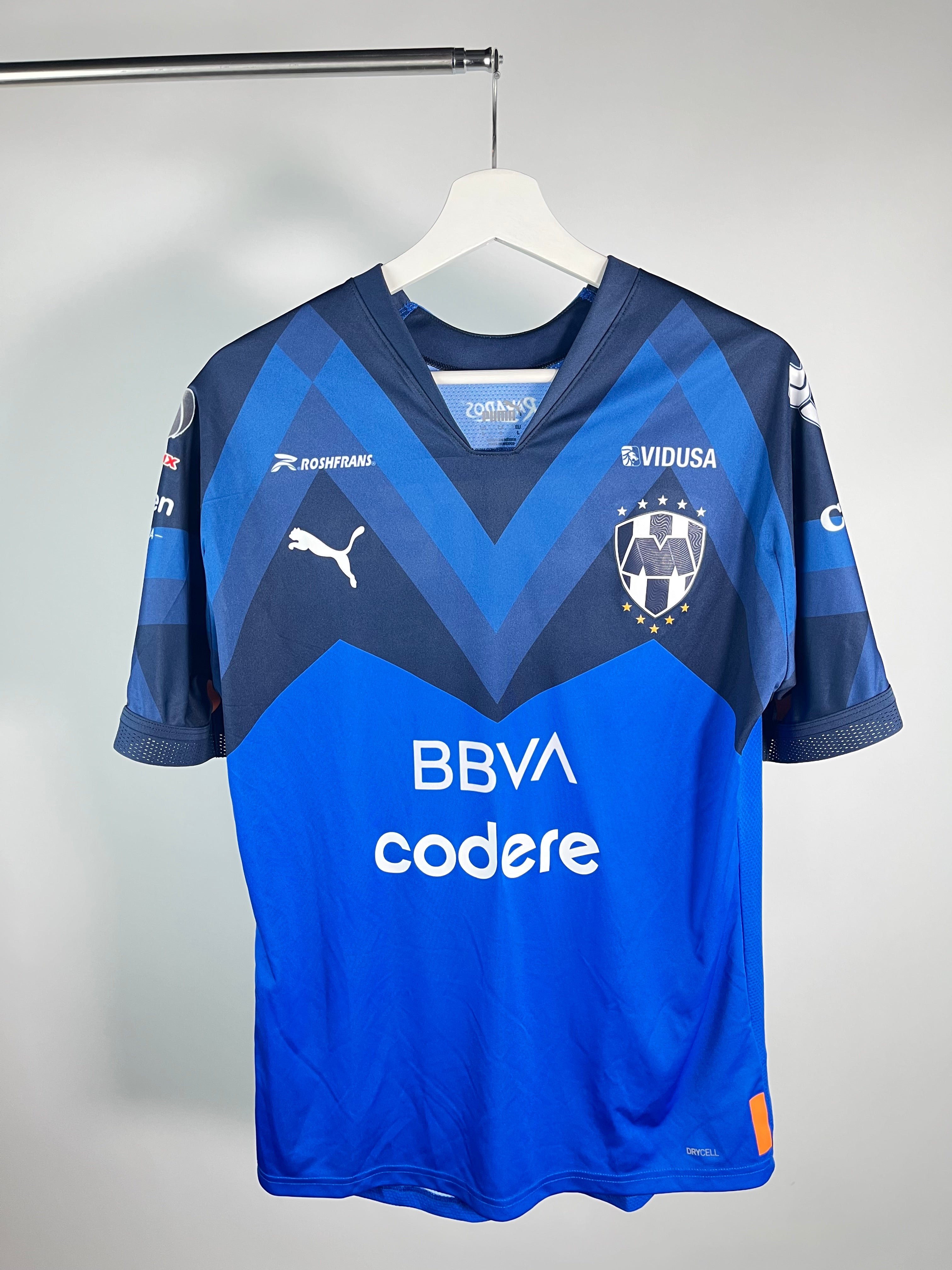 Jersey Rayados Monterrey Visita 2022 2023 Match Worn Sebastián Vegas Orellana (L)