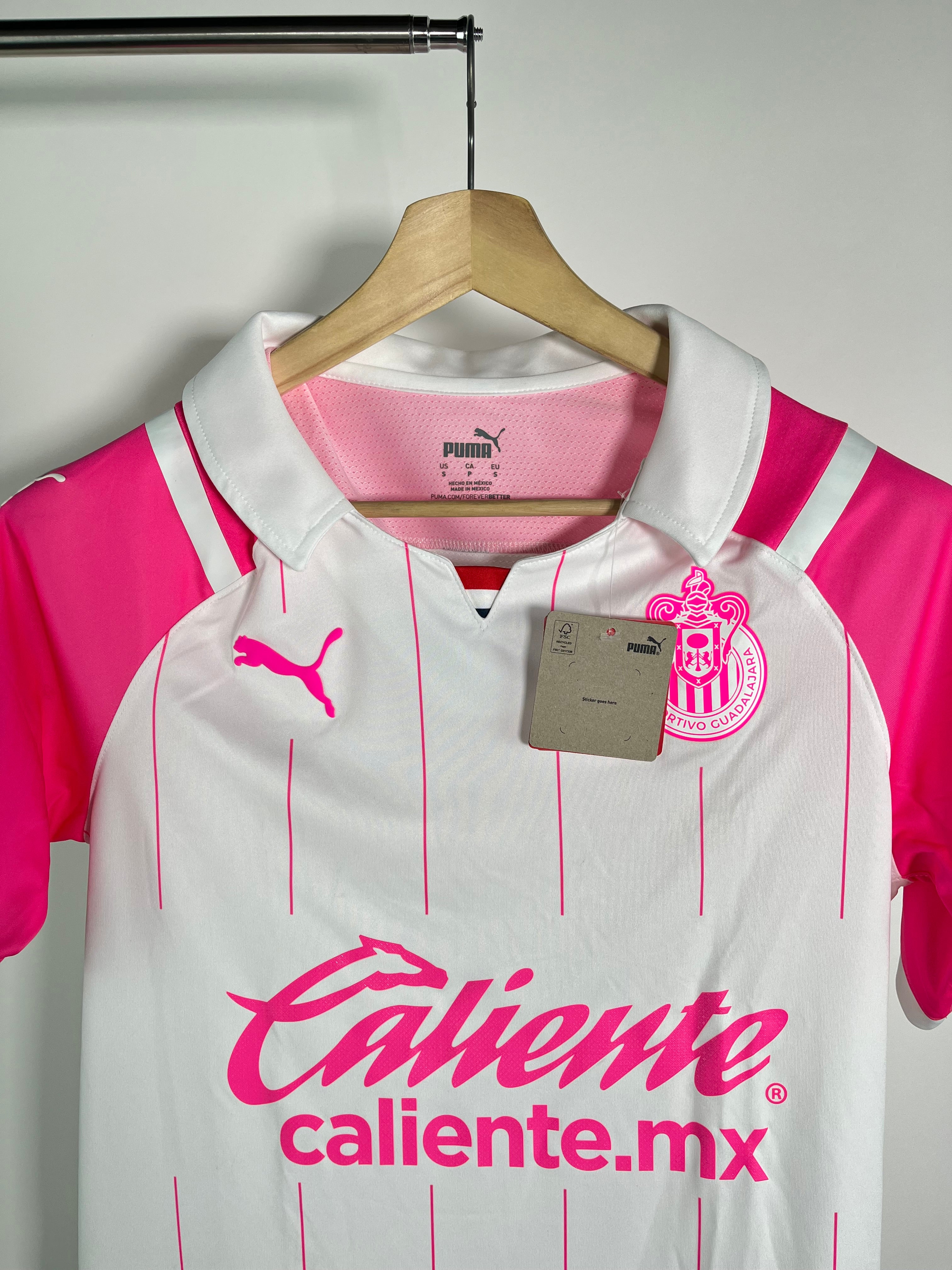 Jersey Chivas Especial Cancer de mama 2021 2022 Versión Jugador *C/Etiquetas* (S)