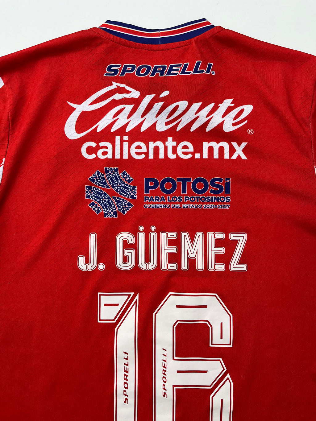 Jersey Atlético de San Luis Local 2022 2023 Match Worn Javier Güémez (M)