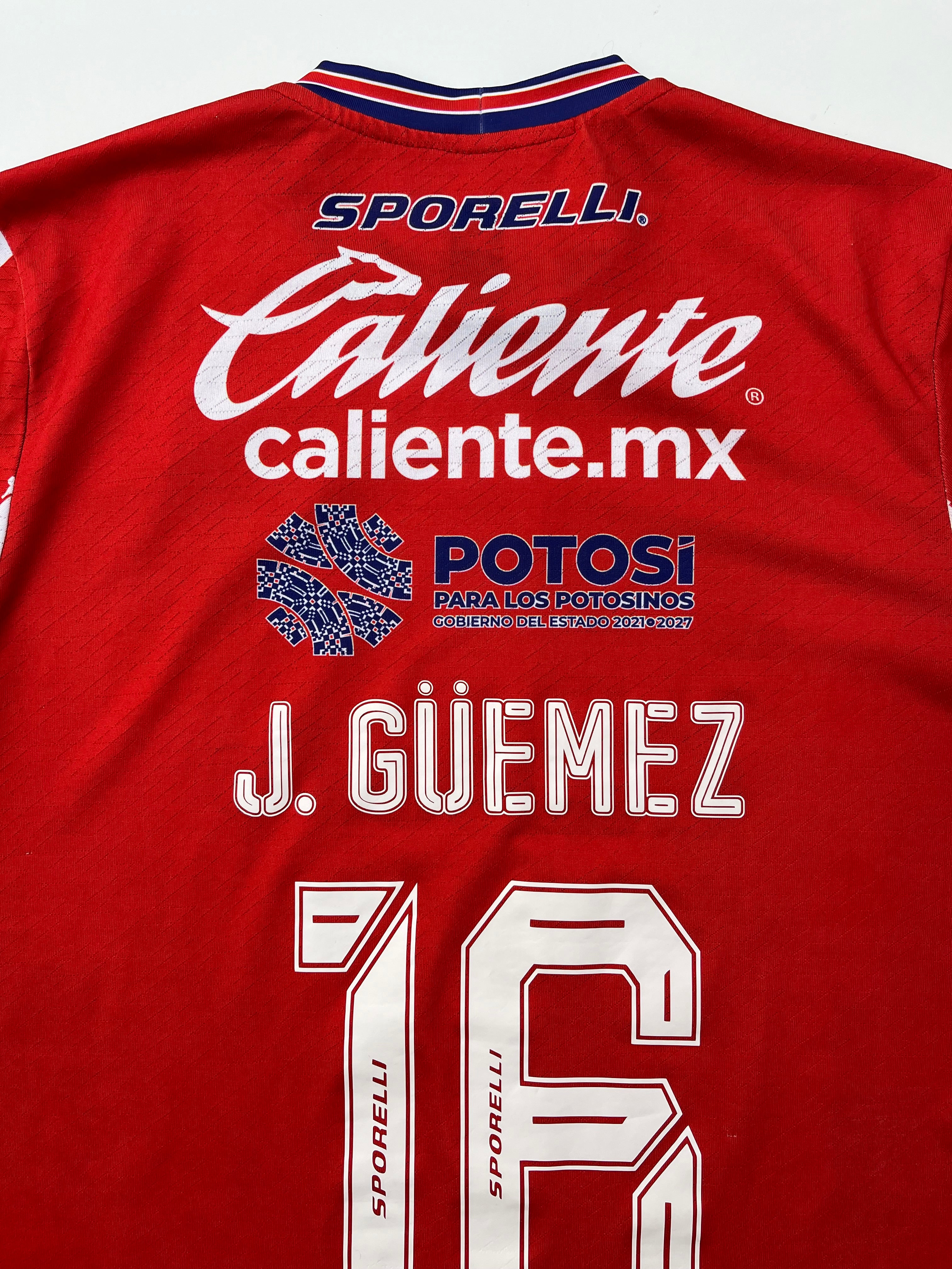Jersey Atlético de San Luis Local 2022 2023 Match Worn Javier Güémez (M)