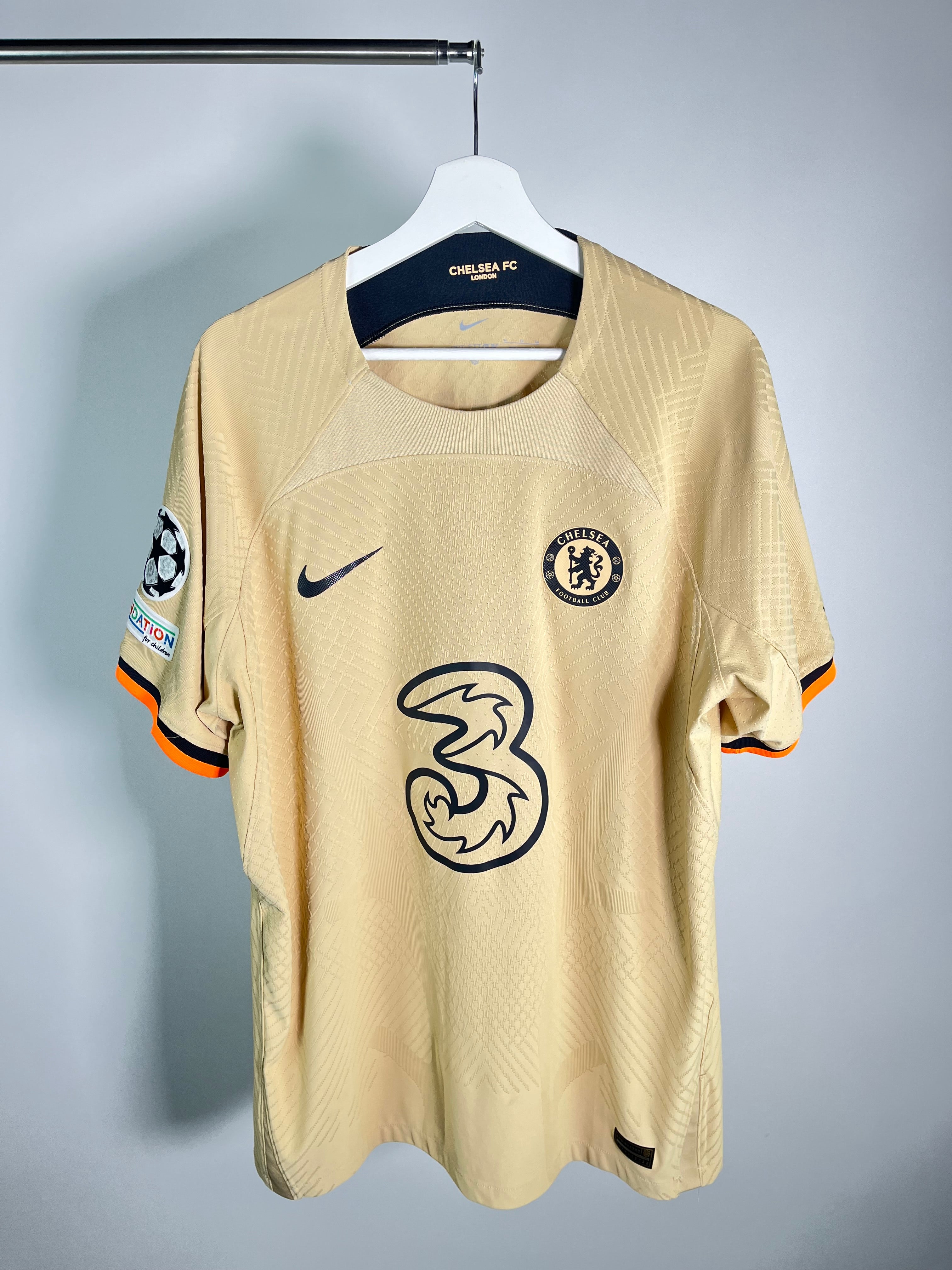 Jersey Chelsea Tercera 2022 2023 Versión Jugador *Champions League* Ngolo Kanté (XL)