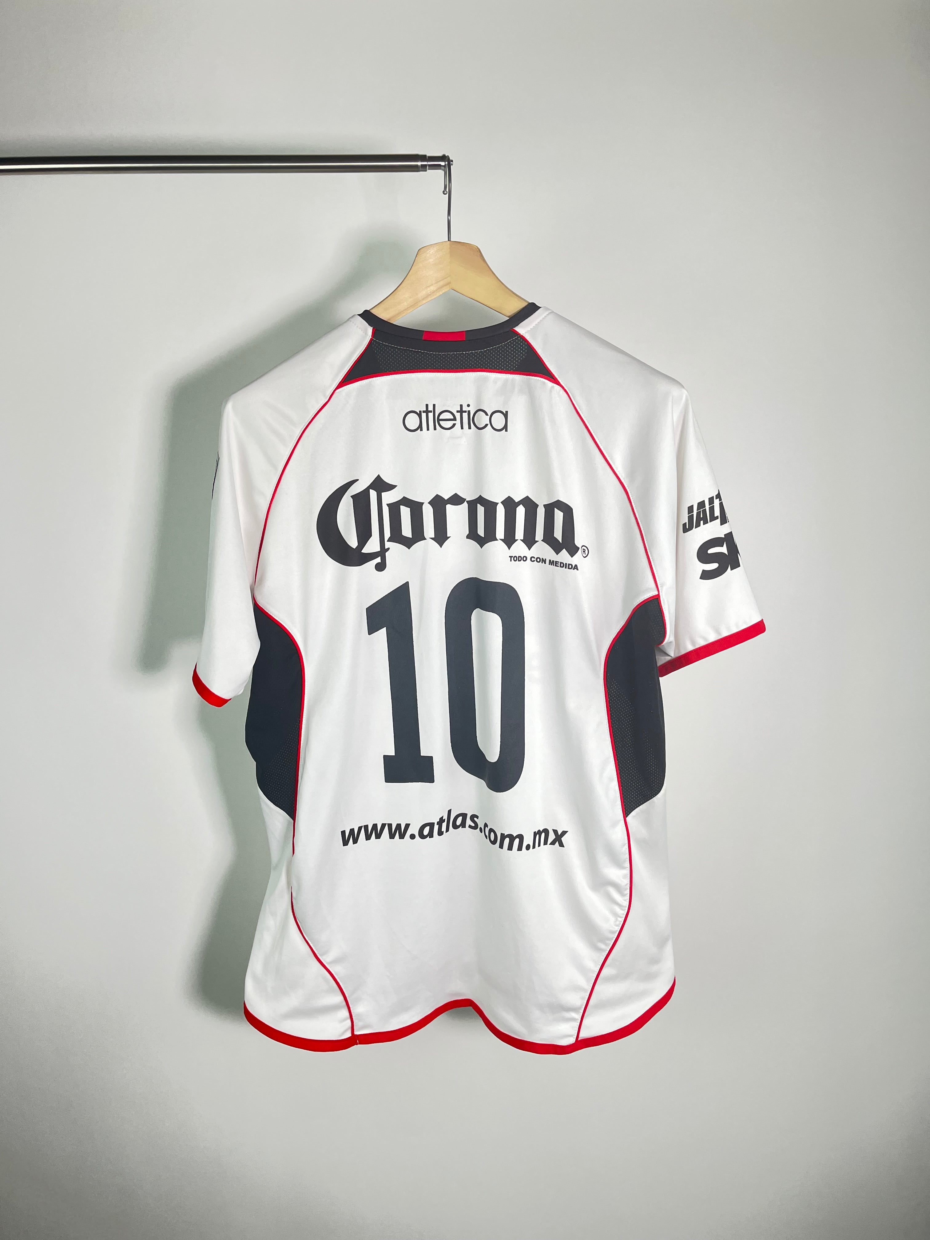 Jersey Atlas Visita 2007 2008 Utilería Emanuel Centurión (L)