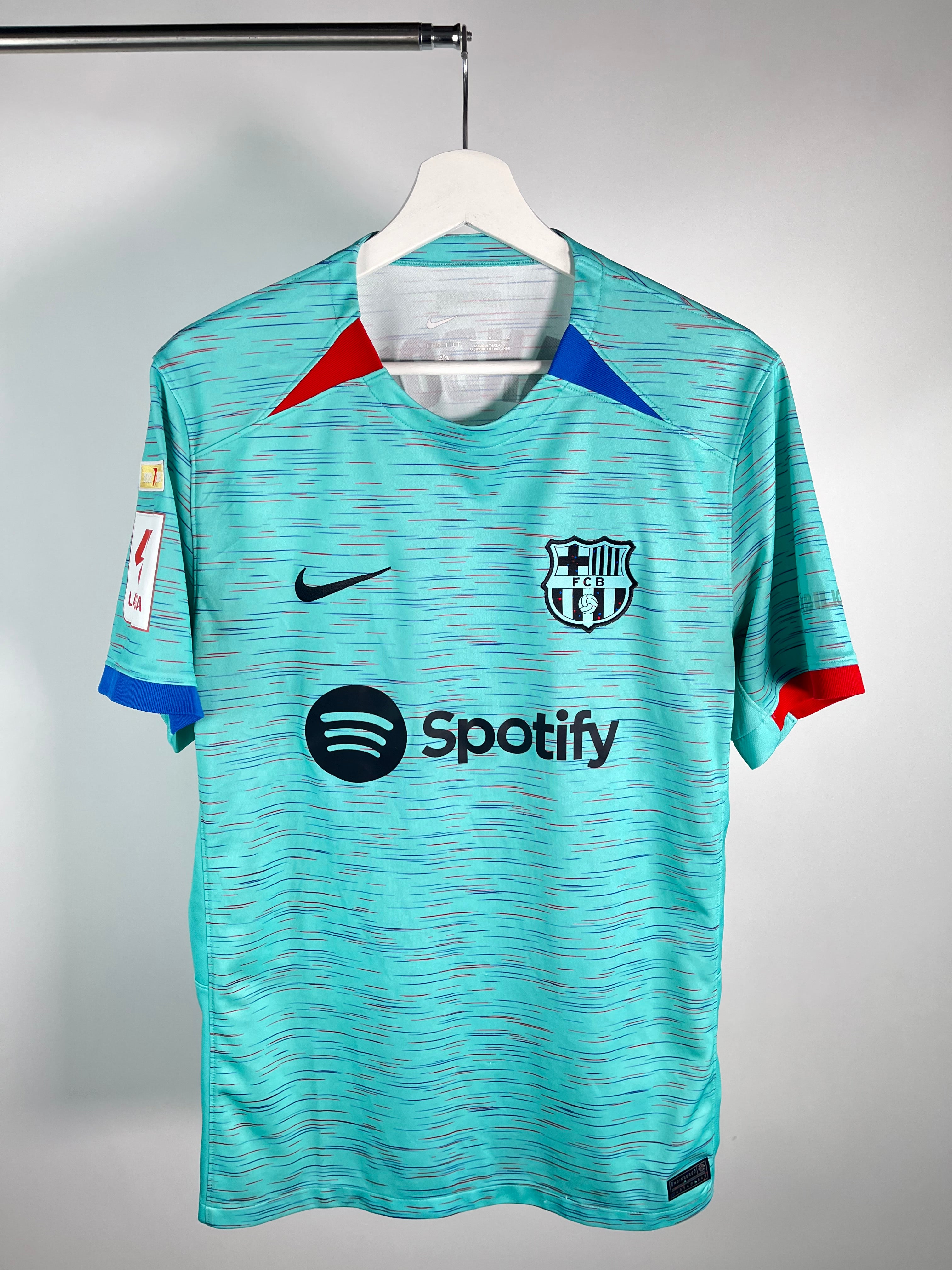 Jersey Barcelona Tercera 2023 2024 Robert Lewandowski (L)